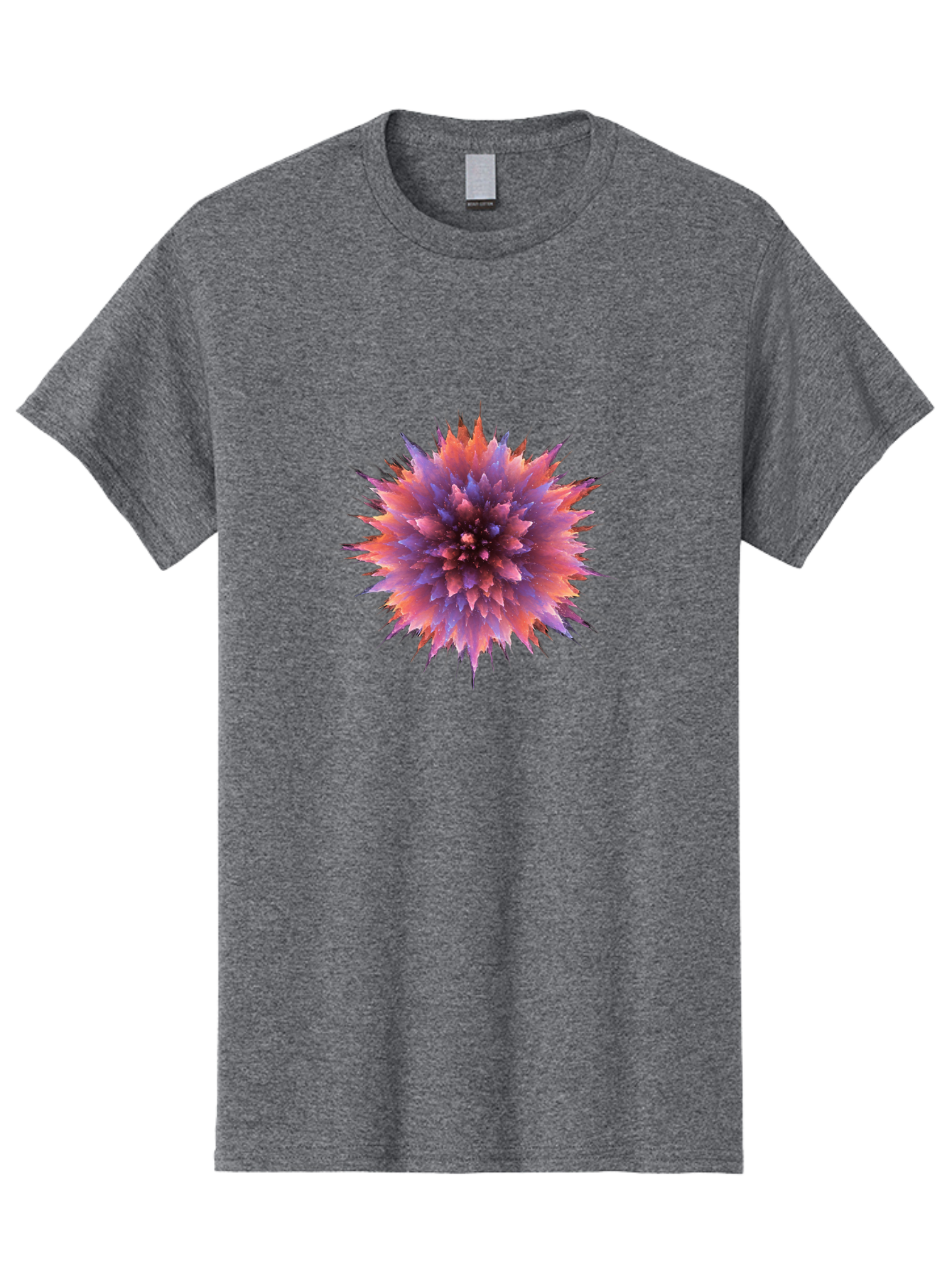 Purple-Fractal Men'S Graphic Tee, 100% Cotton, Comfortable Casual Summer Wear, Machine Washable, Vintage Camera, Old Camera, Antique Camera, Black Camera, Classic Photography, Photography Equipment, Nostalgic Device, Film Camera, Camera Art Bag988
