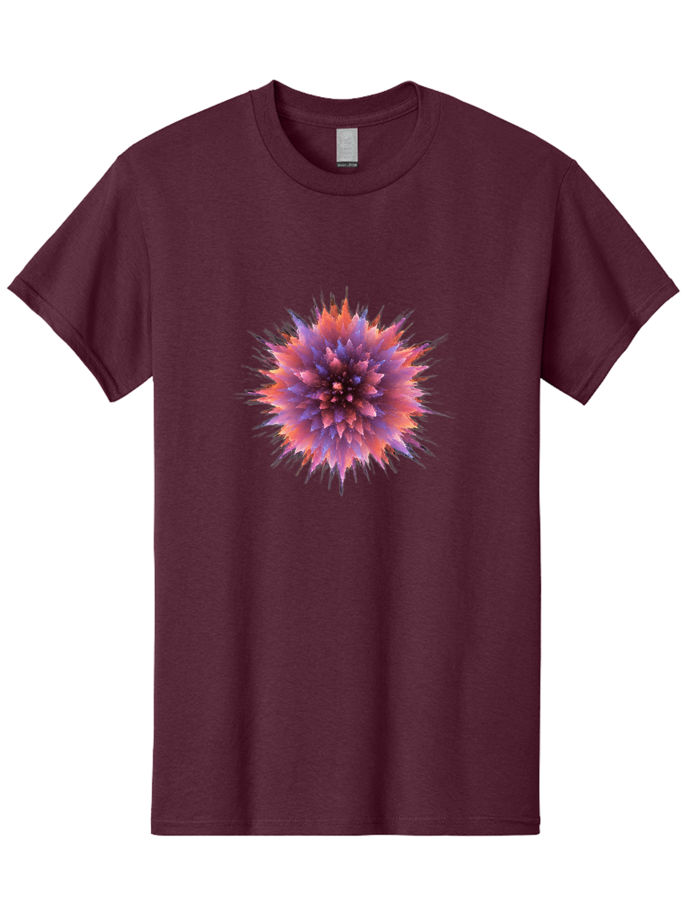 Purple-Fractal Men'S Graphic Tee, 100% Cotton, Comfortable Casual Summer Wear, Machine Washable, Vintage Camera, Old Camera, Antique Camera, Black Camera, Classic Photography, Photography Equipment, Nostalgic Device, Film Camera, Camera Art Bag988