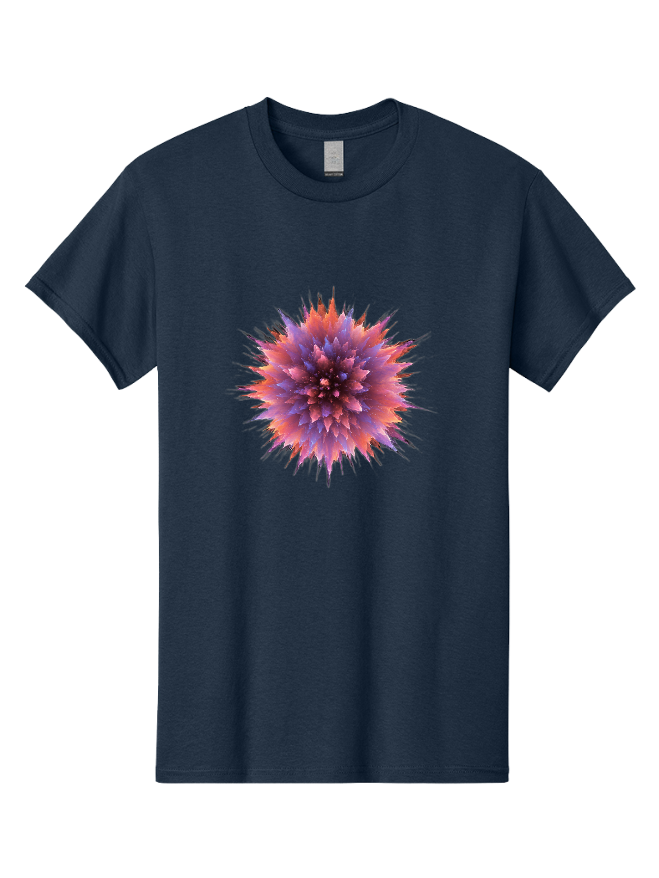 Purple-Fractal Men'S Graphic Tee, 100% Cotton, Comfortable Casual Summer Wear, Machine Washable, Vintage Camera, Old Camera, Antique Camera, Black Camera, Classic Photography, Photography Equipment, Nostalgic Device, Film Camera, Camera Art Bag988