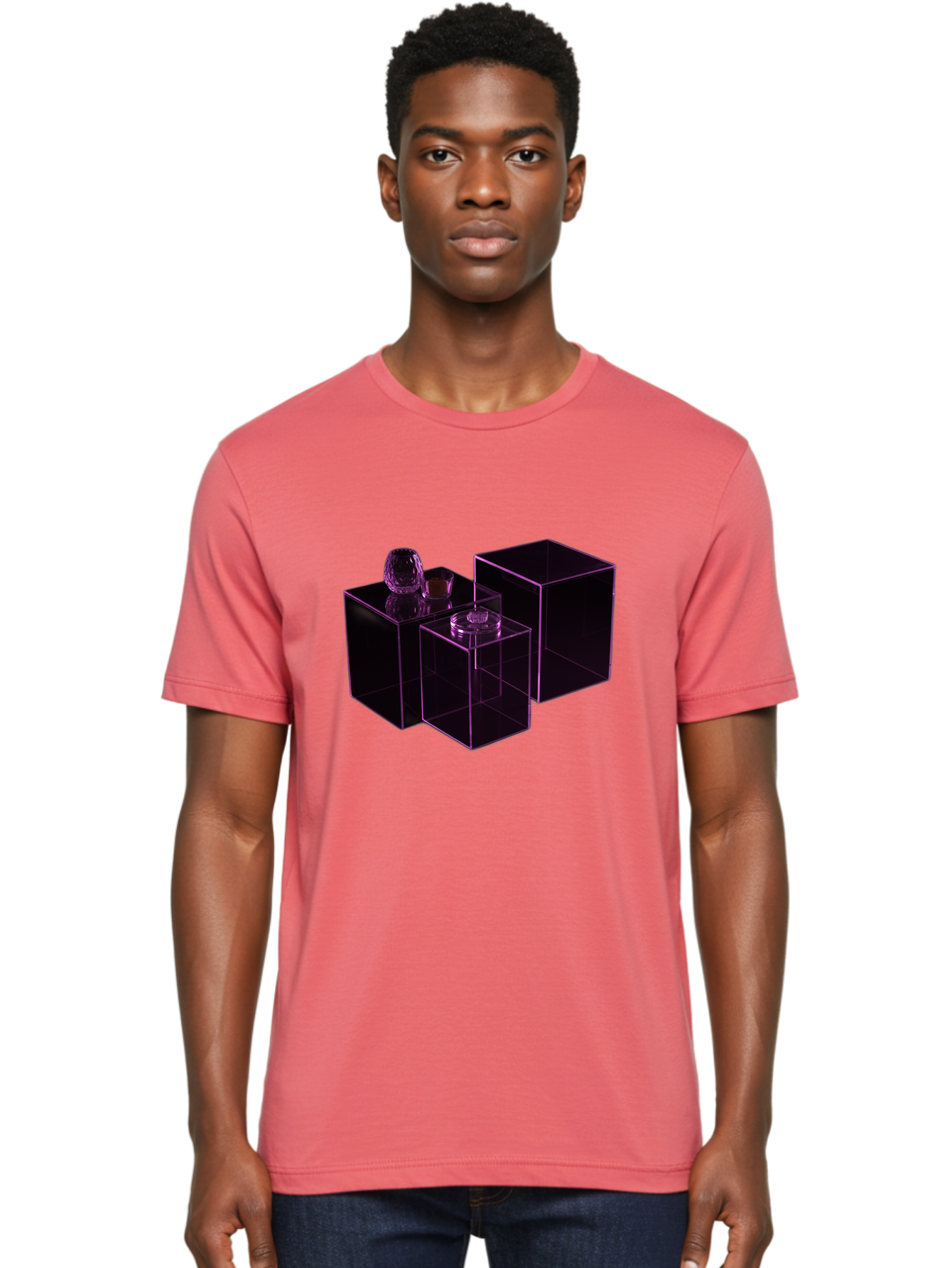 Purple-Glass-Boxes Men'S Graphic Tee, 100% Cotton, Comfortable Casual Summer Wear, Machine Washable, Vintage Camera, Old Camera, Antique Camera, Black Camera, Classic Photography, Photography Equipment, Nostalgic Device, Film Camera, Bag989