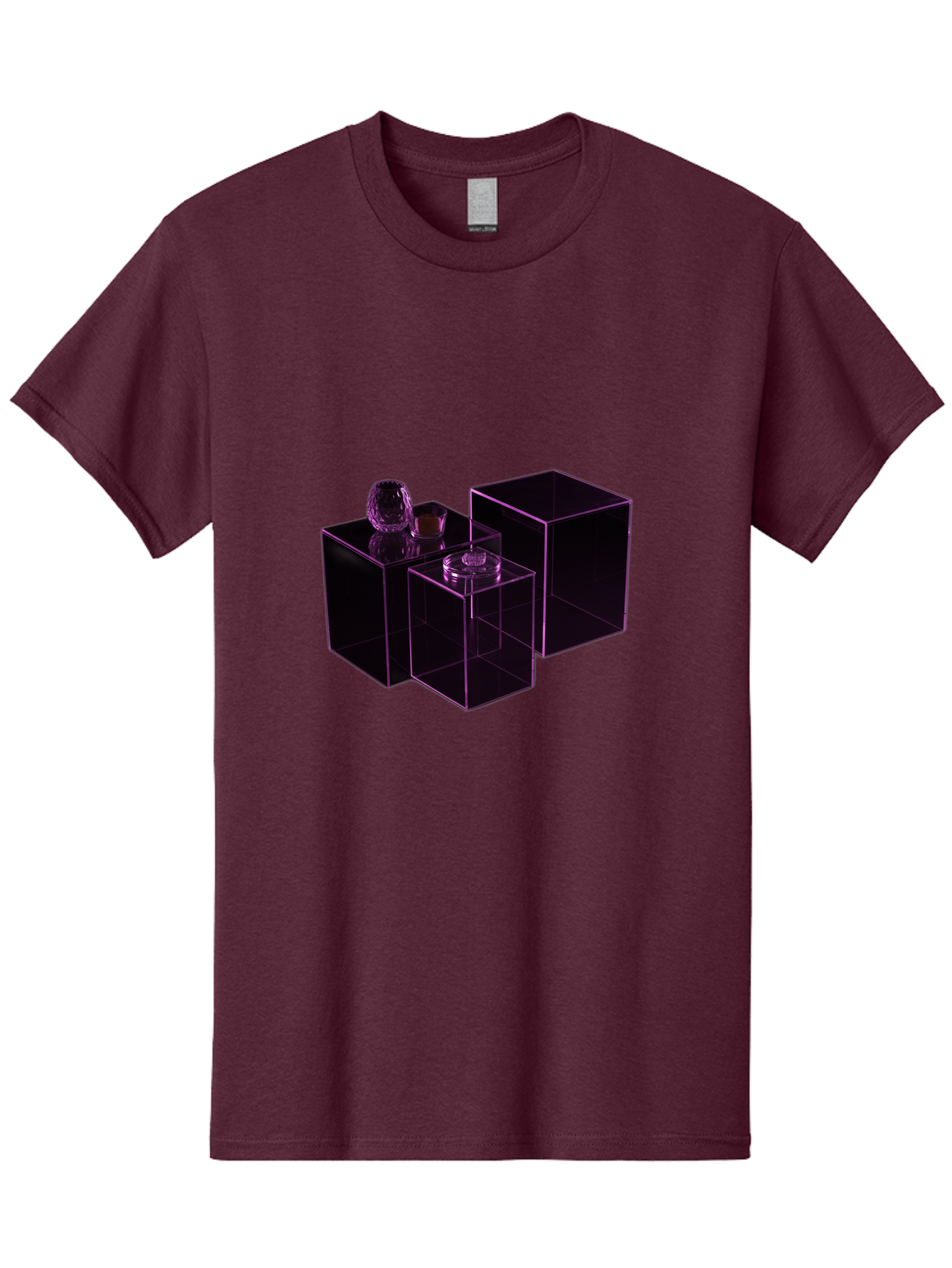 Purple-Glass-Boxes Men'S Graphic Tee, 100% Cotton, Comfortable Casual Summer Wear, Machine Washable, Vintage Camera, Old Camera, Antique Camera, Black Camera, Classic Photography, Photography Equipment, Nostalgic Device, Film Camera, Bag989
