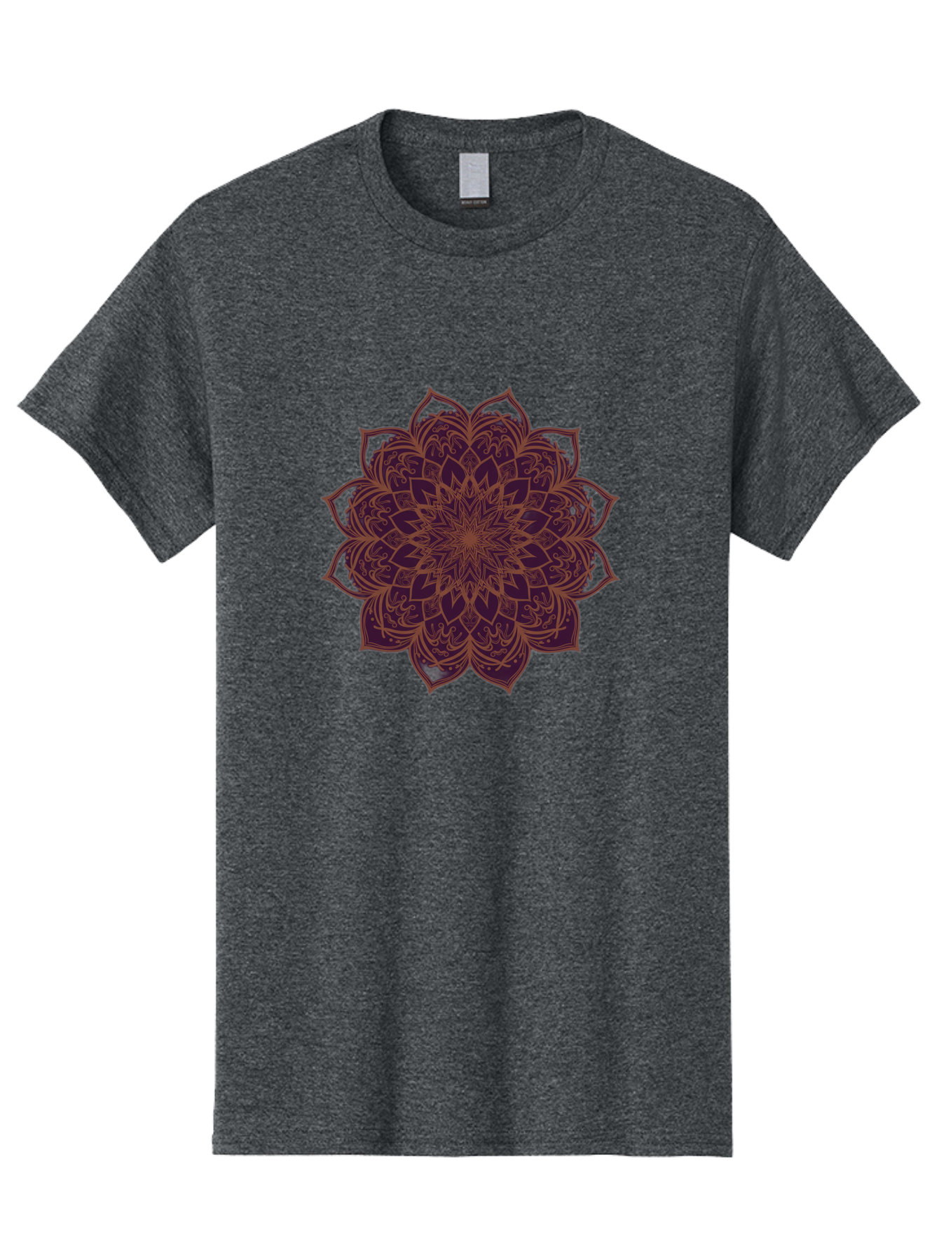 Purple-Mandala Men'S Graphic Tee, 100% Cotton, Comfortable Casual Summer Wear, Machine Washable, Vintage Camera, Old Camera, Antique Camera, Black Camera, Classic Photography, Photography Equipment, Nostalgic Device, Film Camera, Camera Art Bag992