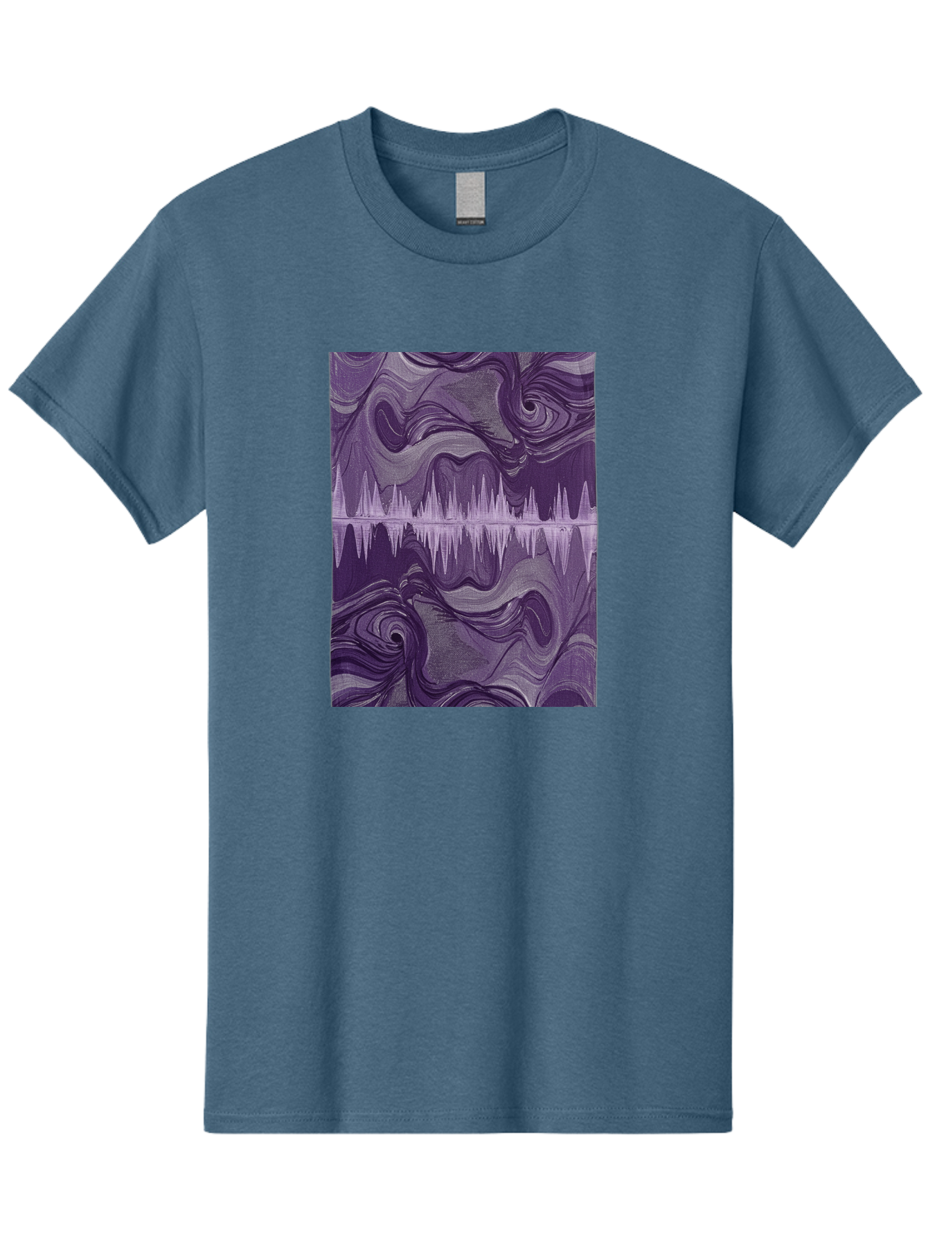 Purple-Sound-Wave Men'S Graphic Tee, 100% Cotton, Comfortable Casual Summer Wear, Machine Washable, Vintage Camera, Old Camera, Antique Camera, Black Camera, Classic Photography, Photography Equipment, Nostalgic Device, Film Camera, Camera Art Bag996