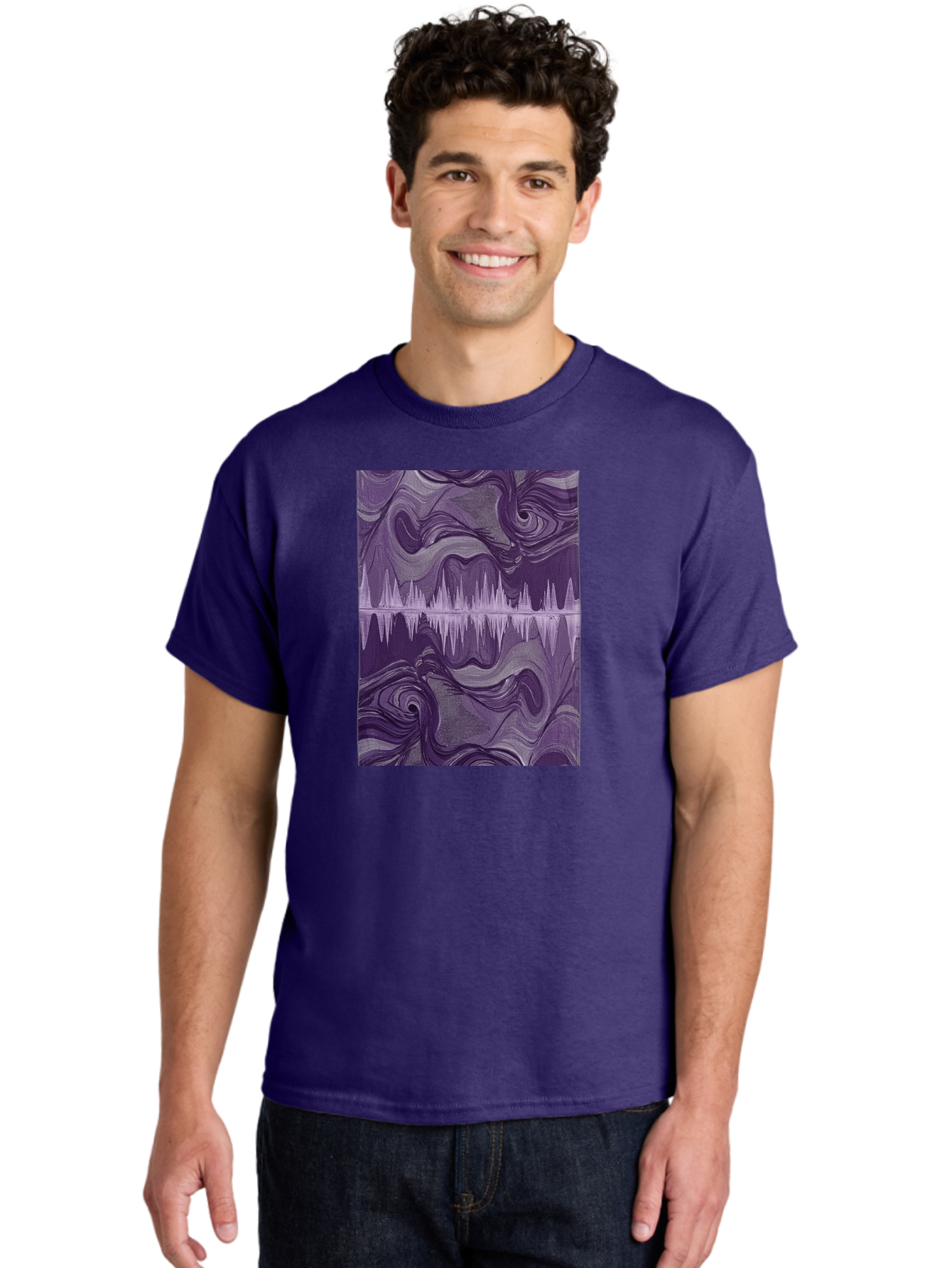 Purple-Sound-Wave Men'S Graphic Tee, 100% Cotton, Comfortable Casual Summer Wear, Machine Washable, Vintage Camera, Old Camera, Antique Camera, Black Camera, Classic Photography, Photography Equipment, Nostalgic Device, Film Camera, Camera Art Bag996