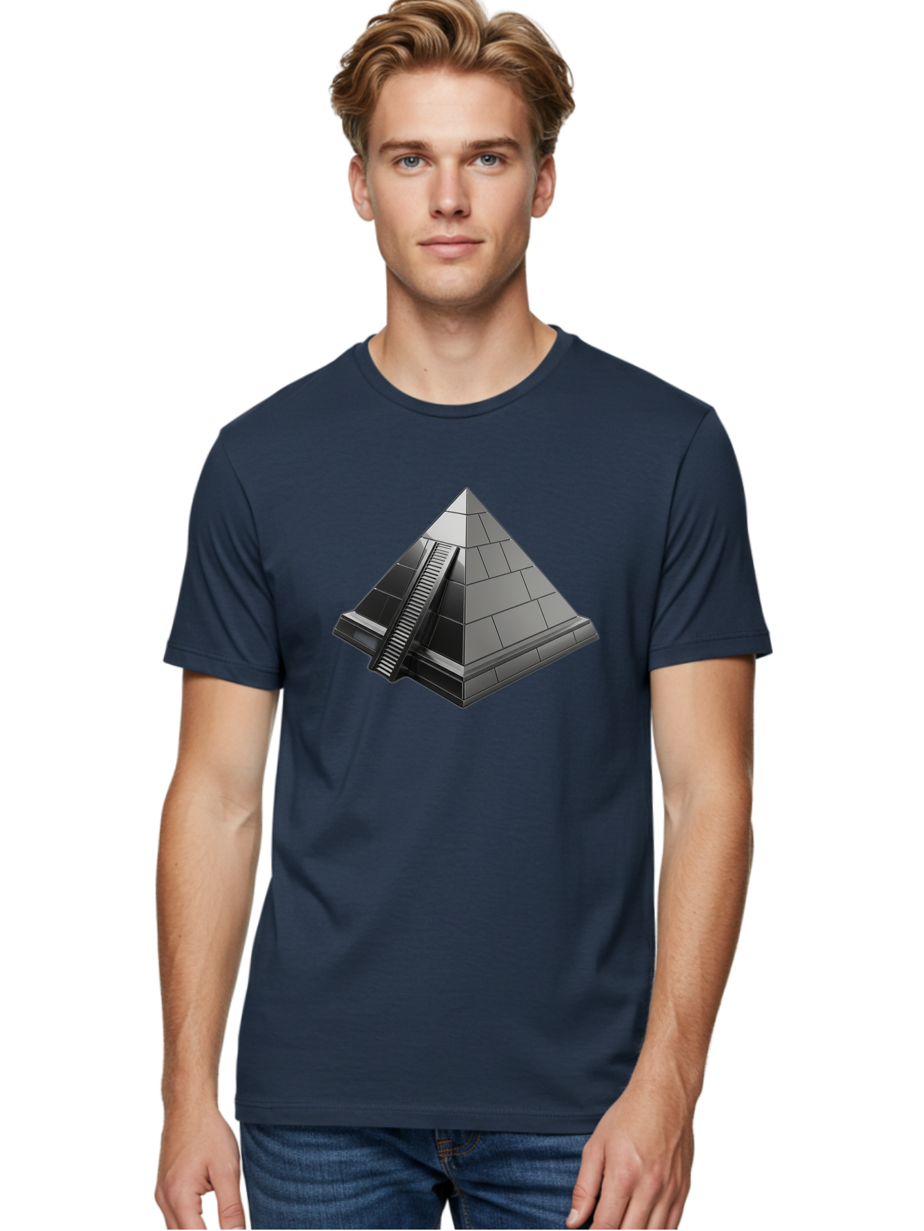 Pyramid Men'S Graphic Tee, 100% Cotton, Comfortable Casual Summer Wear, Machine Washable, Vintage Camera, Old Camera, Antique Camera, Black Camera, Classic Photography, Photography Equipment, Nostalgic Device, Film Camera, Camera Art Bah000