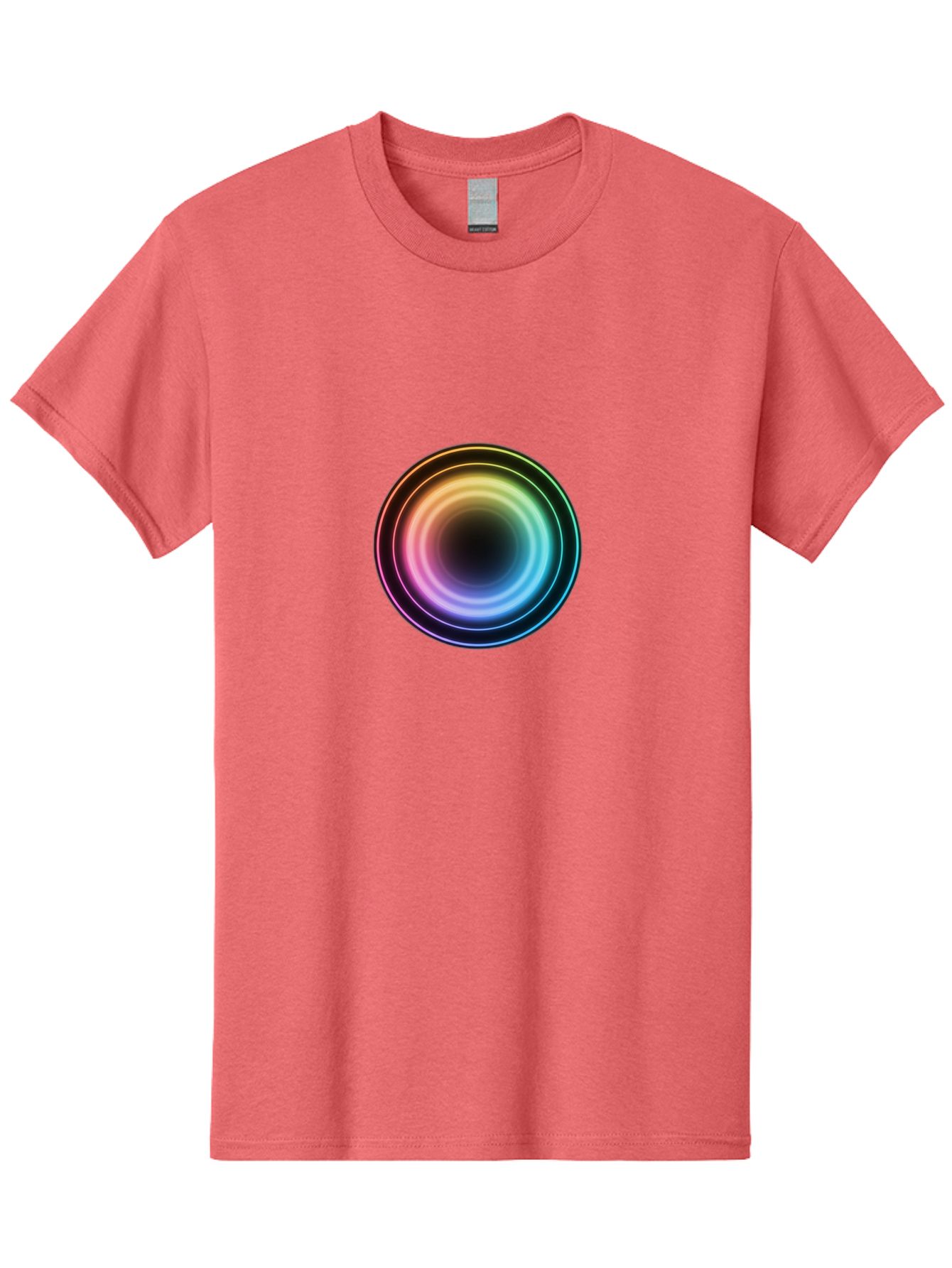 Rainbow-Circle Men'S Graphic Tee, 100% Cotton, Comfortable Casual Summer Wear, Machine Washable, Vintage Camera, Old Camera, Antique Camera, Black Camera, Classic Photography, Photography Equipment, Nostalgic Device, Film Camera, Camera Art Bah005