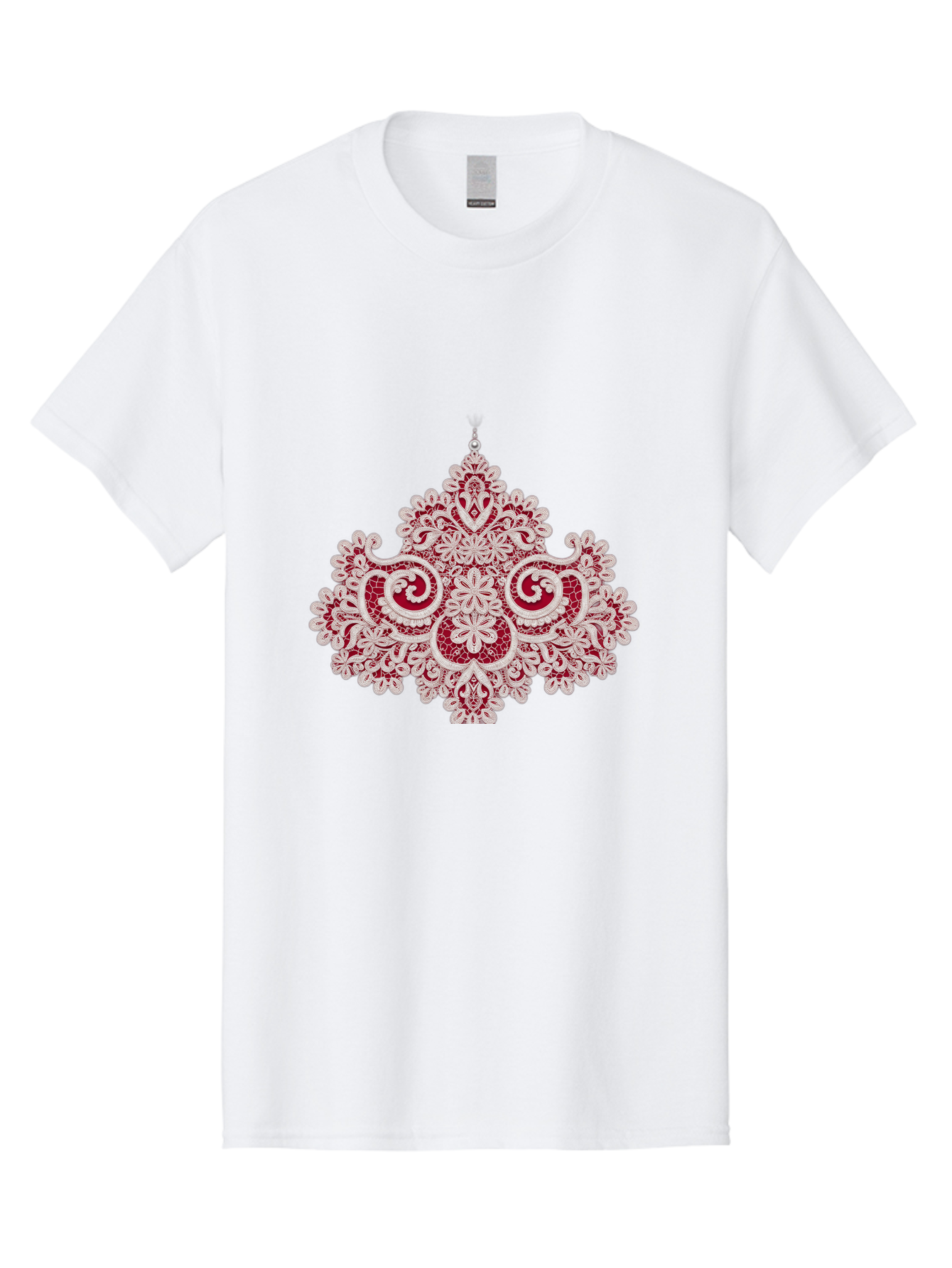 Red-And-White-Ornament Men'S Graphic Tee, 100% Cotton, Comfortable Casual Summer Wear, Machine Washable, Vintage Camera, Old Camera, Antique Camera, Black Camera, Classic Photography, Photography Equipment, Nostalgic Device, Film Camera, Bah013