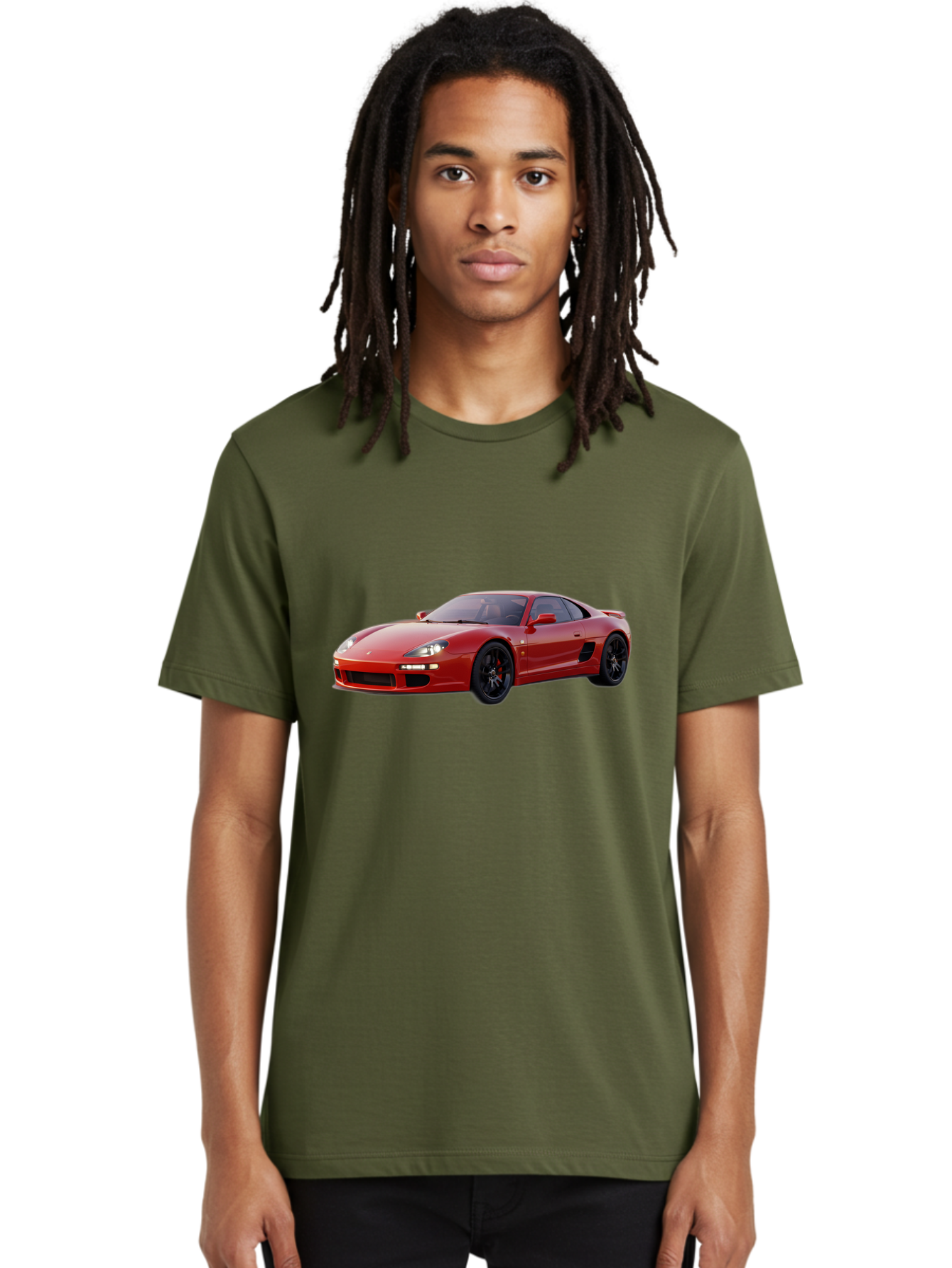 Red-Sports-Car Men'S Graphic Tee, 100% Cotton, Comfortable Casual Summer Wear, Machine Washable, Vintage Camera, Old Camera, Antique Camera, Black Camera, Classic Photography, Photography Equipment, Nostalgic Device, Film Camera, Camera Art Bah023