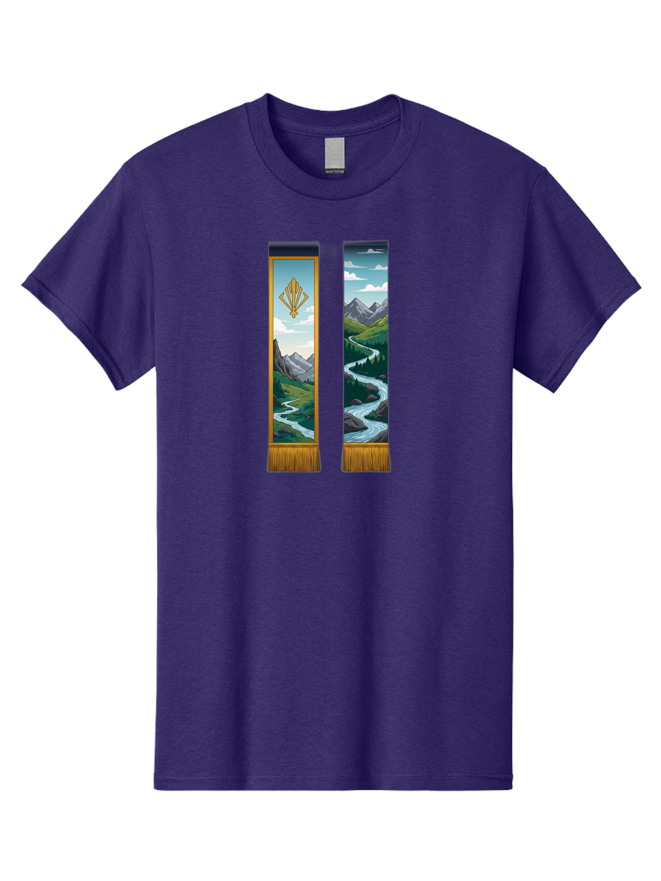 River-Landscape-Banners Men'S Graphic Tee, 100% Cotton, Comfortable Casual Summer Wear, Machine Washable, Vintage Camera, Old Camera, Antique Camera, Black Camera, Classic Photography, Photography Equipment, Nostalgic Device, Film Camera, Bah026