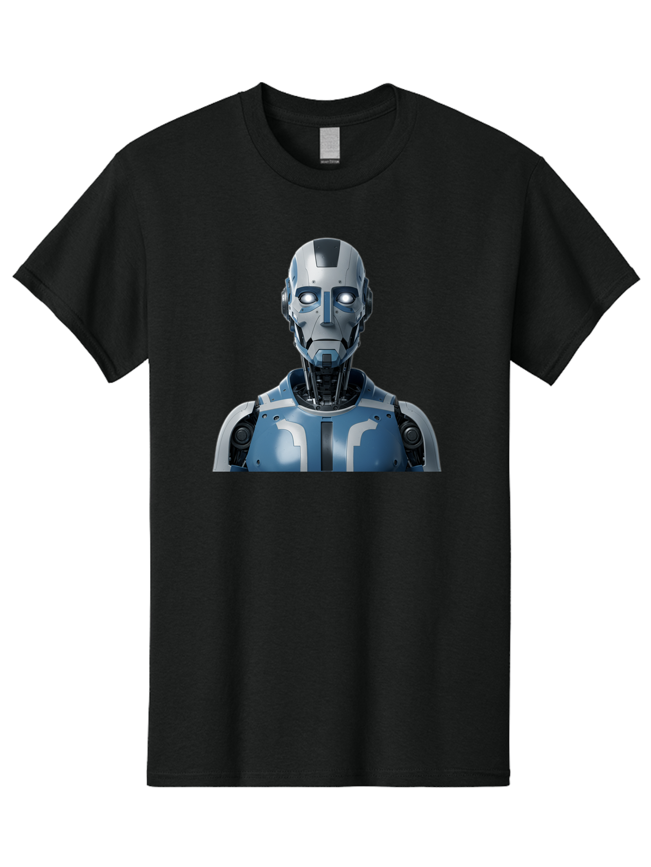 Robot-Bust Men'S Graphic Tee, 100% Cotton, Comfortable Casual Summer Wear, Machine Washable, Vintage Camera, Old Camera, Antique Camera, Black Camera, Classic Photography, Photography Equipment, Nostalgic Device, Film Camera, Camera Art Bah030