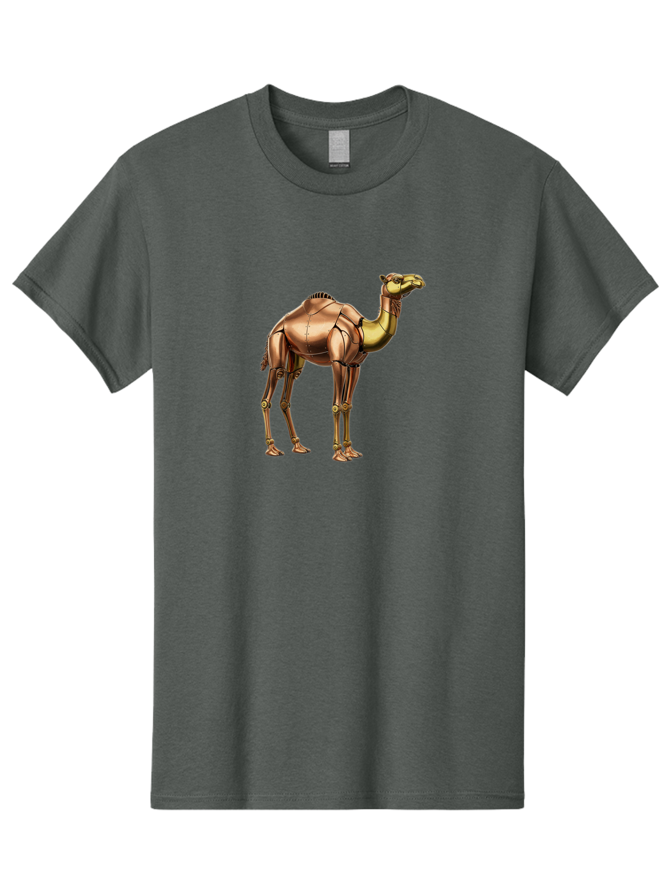 Robot-Camel Men'S Graphic Tee, 100% Cotton, Comfortable Casual Summer Wear, Machine Washable, Vintage Camera, Old Camera, Antique Camera, Black Camera, Classic Photography, Photography Equipment, Nostalgic Device, Film Camera, Camera Art Bah031