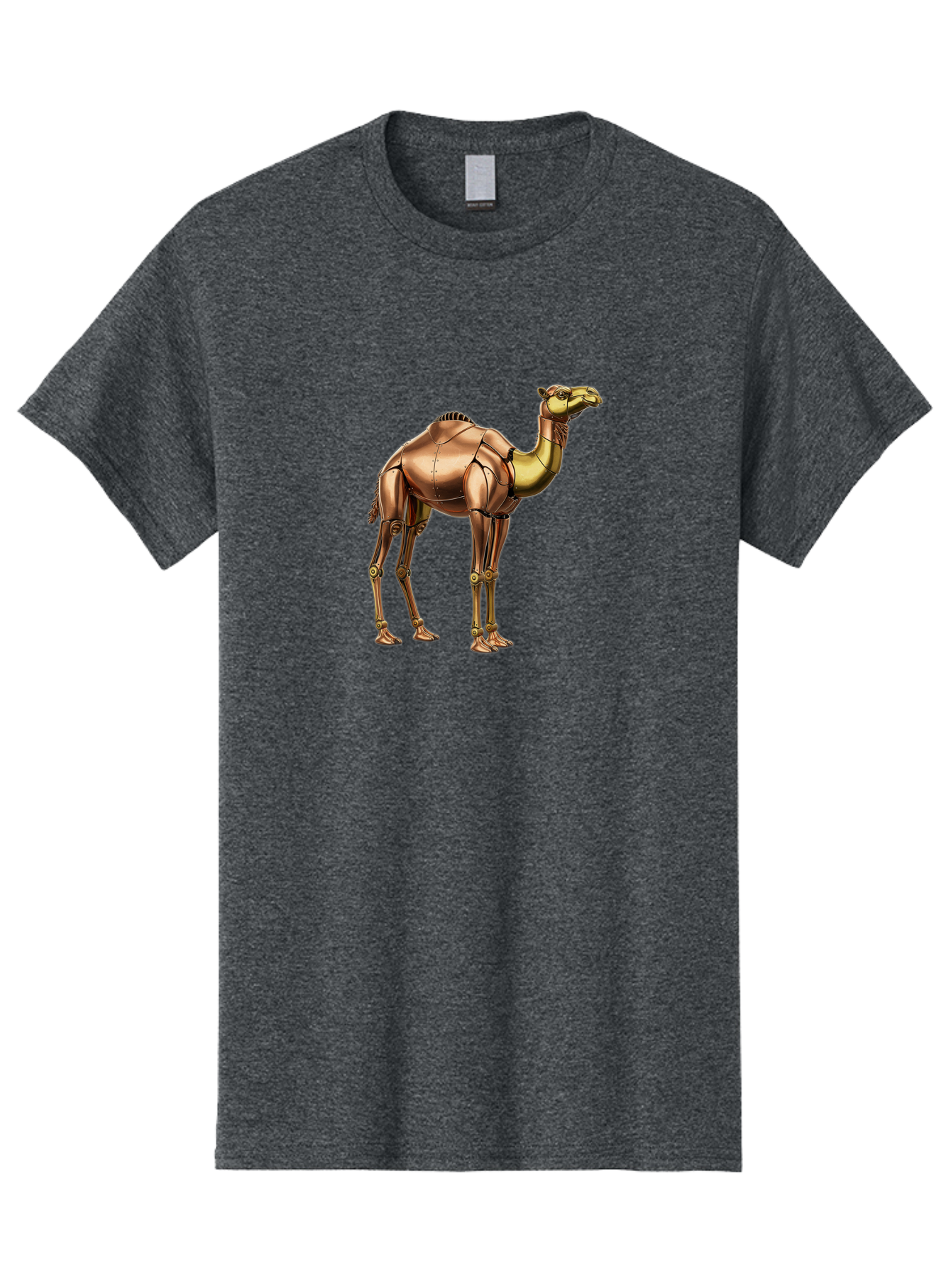 Robot-Camel Men'S Graphic Tee, 100% Cotton, Comfortable Casual Summer Wear, Machine Washable, Vintage Camera, Old Camera, Antique Camera, Black Camera, Classic Photography, Photography Equipment, Nostalgic Device, Film Camera, Camera Art Bah031