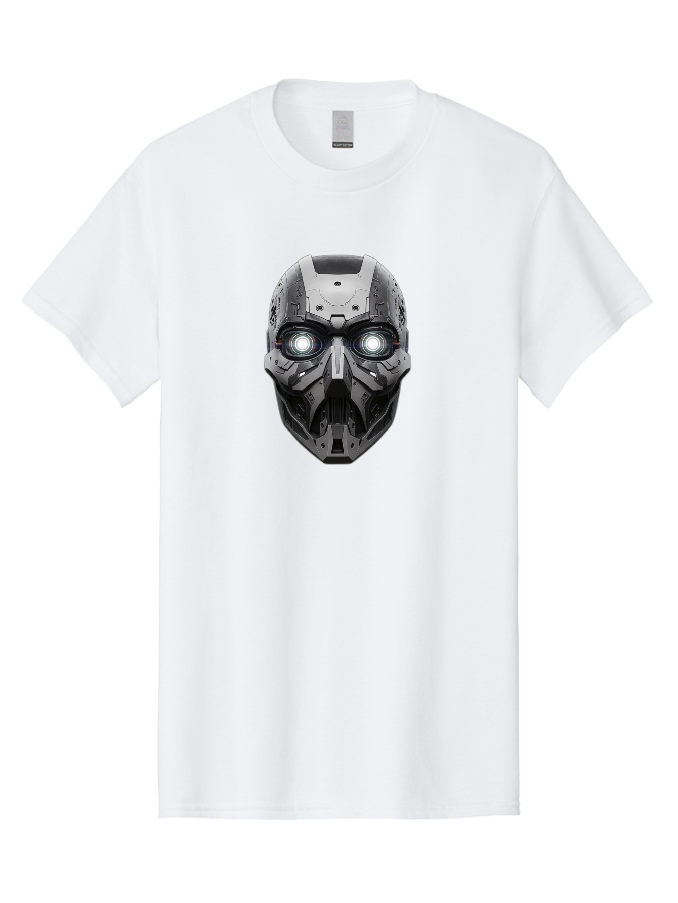 Robot-Face Men'S Graphic Tee, 100% Cotton, Comfortable Casual Summer Wear, Machine Washable, Vintage Camera, Old Camera, Antique Camera, Black Camera, Classic Photography, Photography Equipment, Nostalgic Device, Film Camera, Camera Art Bah032