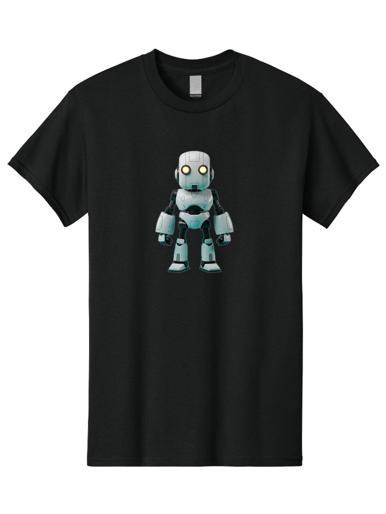 Robot Men'S Graphic Tee, 100% Cotton, Comfortable Casual Summer Wear, Machine Washable, Vintage Camera, Old Camera, Antique Camera, Black Camera, Classic Photography, Photography Equipment, Nostalgic Device, Film Camera, Camera Art Bah035