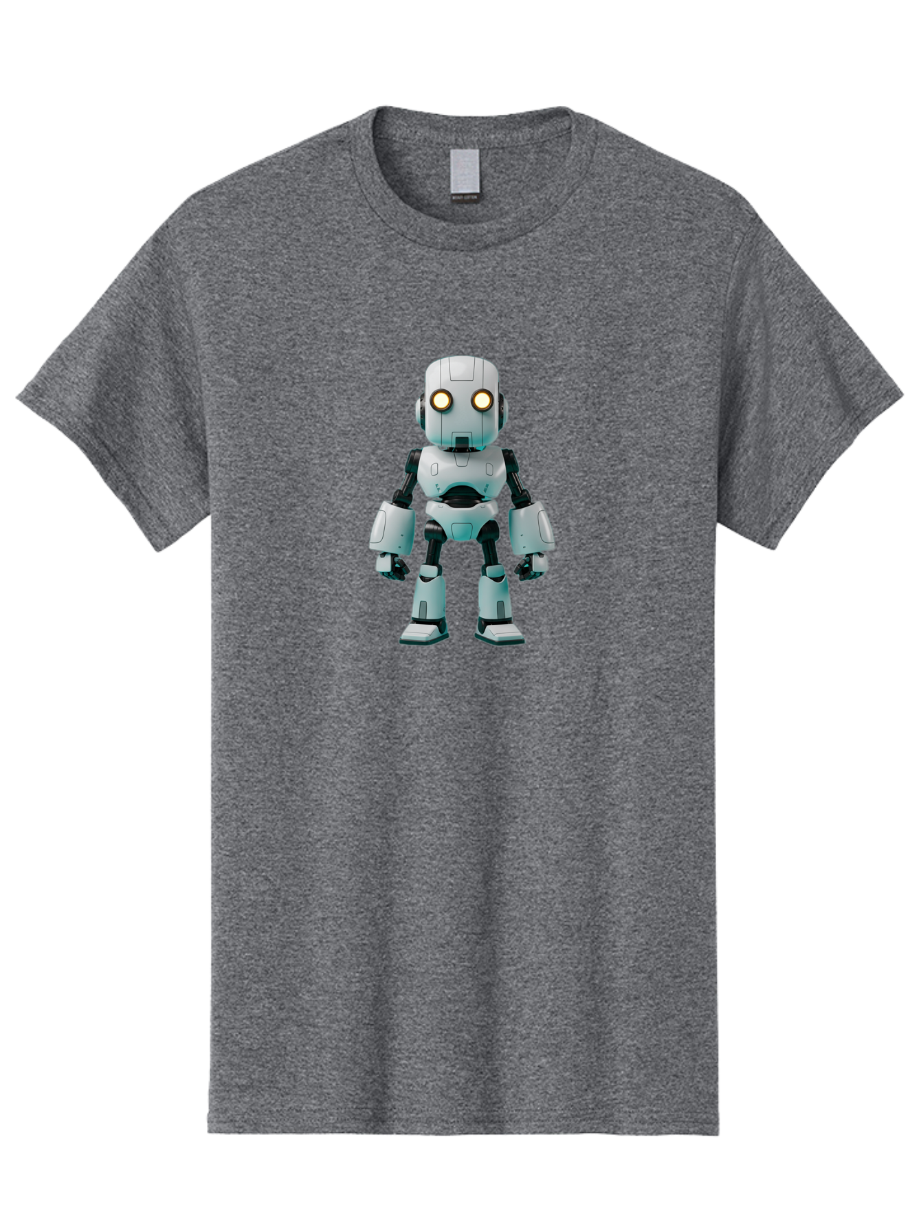 Robot Men'S Graphic Tee, 100% Cotton, Comfortable Casual Summer Wear, Machine Washable, Vintage Camera, Old Camera, Antique Camera, Black Camera, Classic Photography, Photography Equipment, Nostalgic Device, Film Camera, Camera Art Bah035