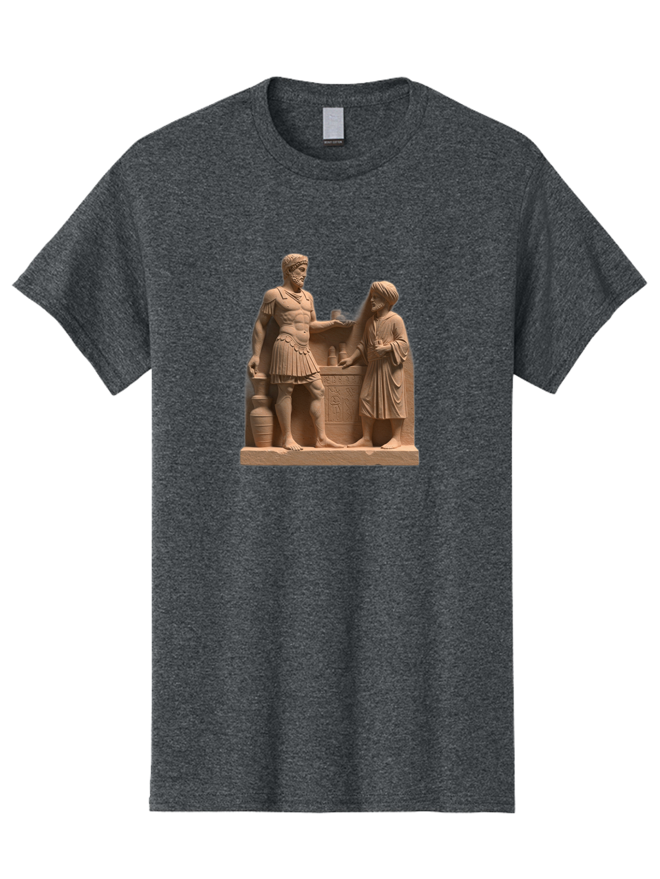 Roman-Soldier-And-Servant Men'S Graphic Tee, 100% Cotton, Comfortable Casual Summer Wear, Machine Washable, Vintage Camera, Old Camera, Antique Camera, Black Camera, Classic Photography, Photography Equipment, Nostalgic Device, Film Camera, Bah039