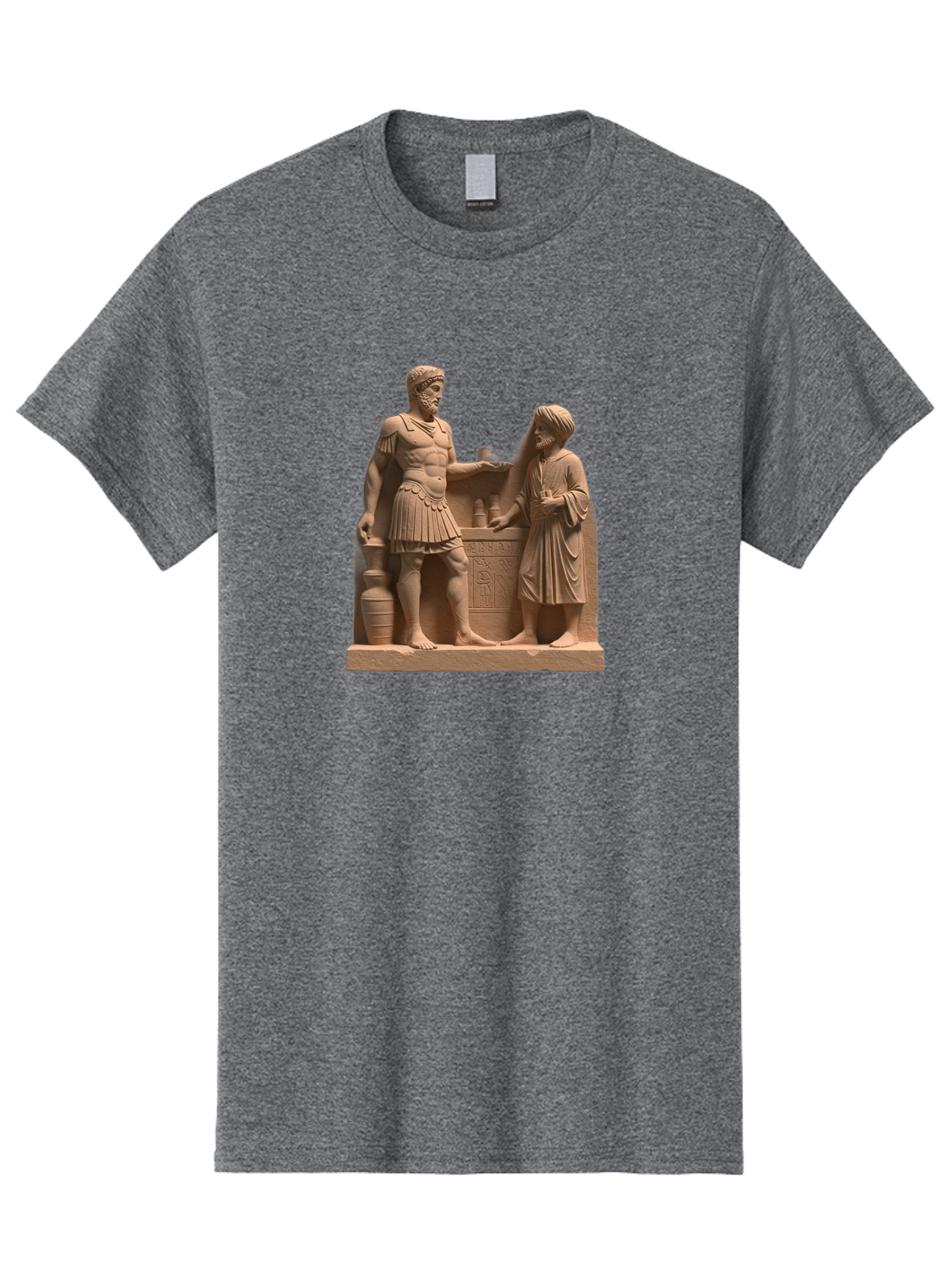 Roman-Soldier-And-Servant Men'S Graphic Tee, 100% Cotton, Comfortable Casual Summer Wear, Machine Washable, Vintage Camera, Old Camera, Antique Camera, Black Camera, Classic Photography, Photography Equipment, Nostalgic Device, Film Camera, Bah039