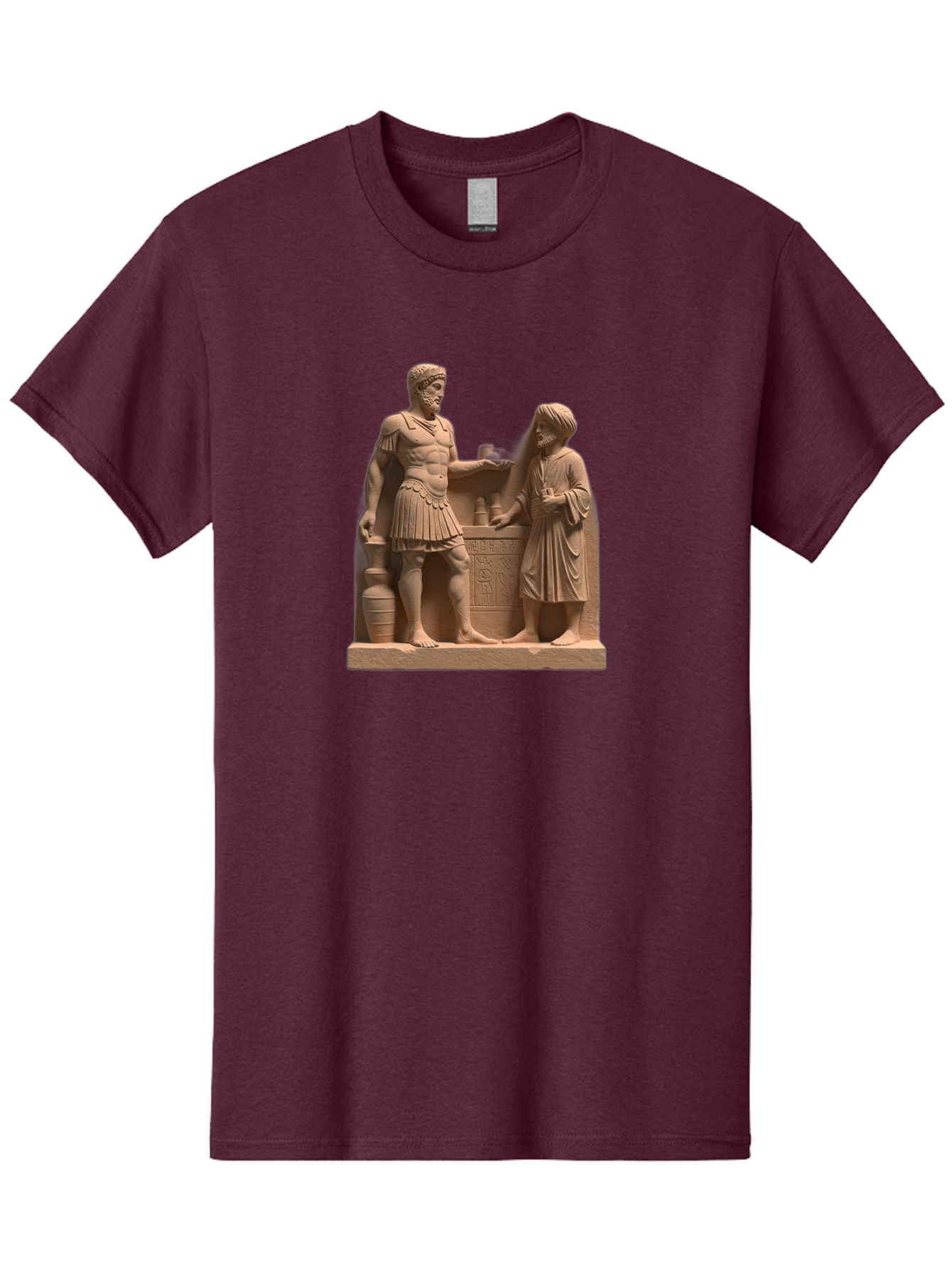 Roman-Soldier-And-Servant Men'S Graphic Tee, 100% Cotton, Comfortable Casual Summer Wear, Machine Washable, Vintage Camera, Old Camera, Antique Camera, Black Camera, Classic Photography, Photography Equipment, Nostalgic Device, Film Camera, Bah039