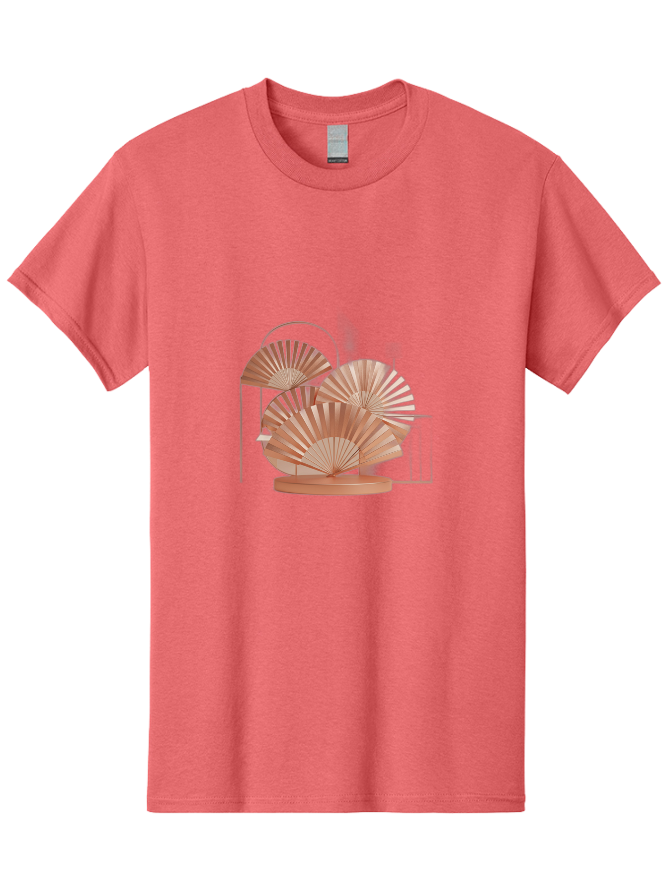 Rose-Gold-Folding-Fans Men'S Graphic Tee, 100% Cotton, Comfortable Casual Summer Wear, Machine Washable, Vintage Camera, Old Camera, Antique Camera, Black Camera, Classic Photography, Photography Equipment, Nostalgic Device, Film Camera, Bah042