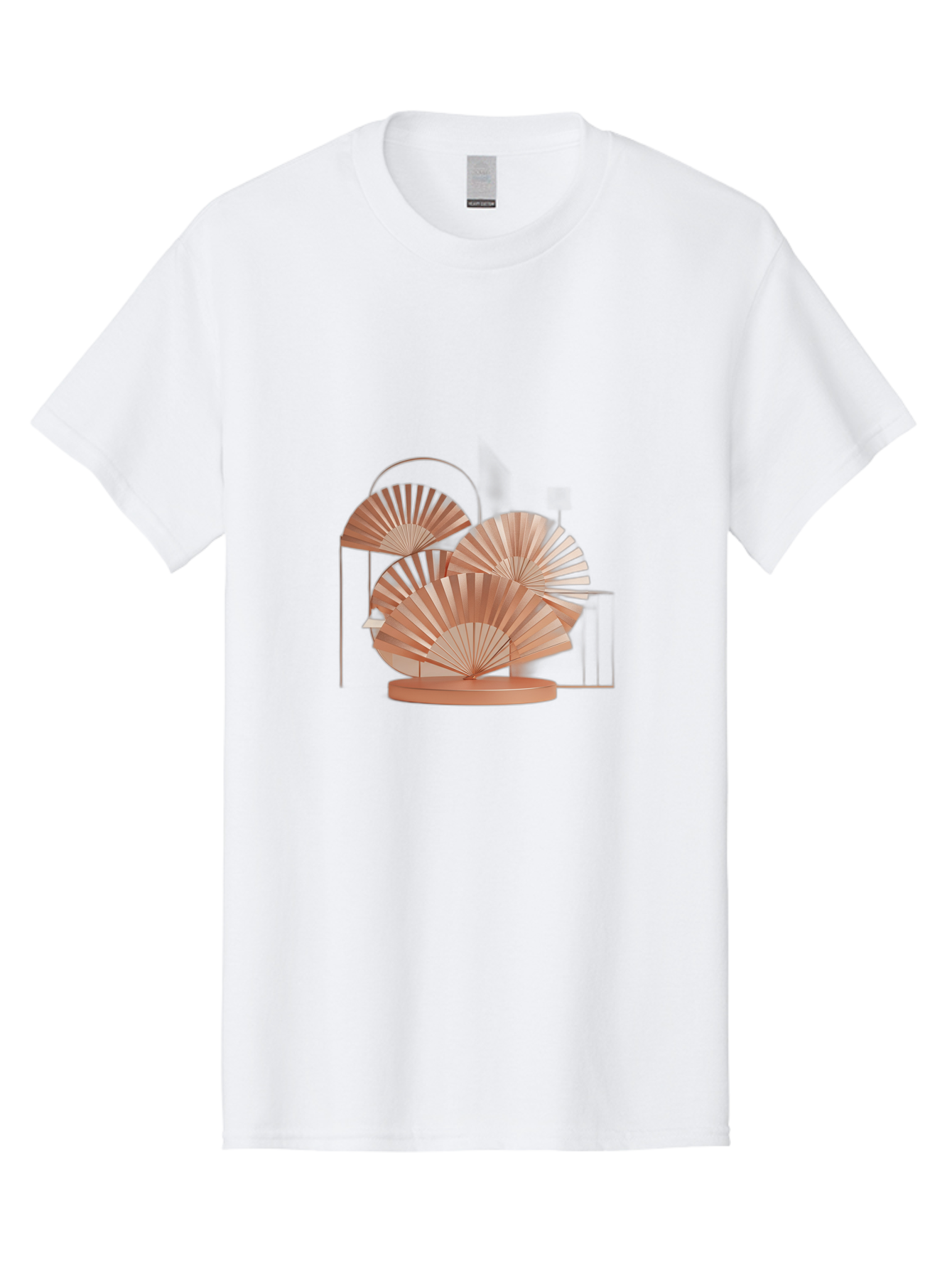 Rose-Gold-Folding-Fans Men'S Graphic Tee, 100% Cotton, Comfortable Casual Summer Wear, Machine Washable, Vintage Camera, Old Camera, Antique Camera, Black Camera, Classic Photography, Photography Equipment, Nostalgic Device, Film Camera, Bah042