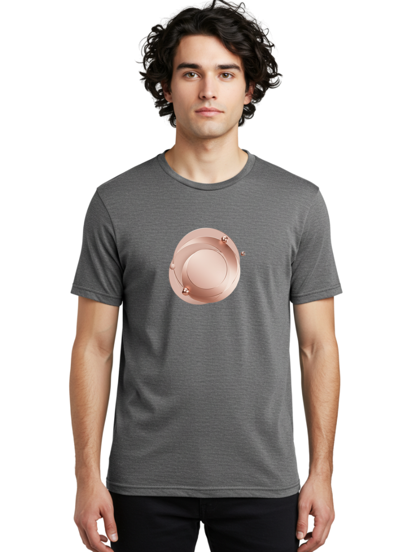 Rose-Gold-Podium Men'S Graphic Tee, 100% Cotton, Comfortable Casual Summer Wear, Machine Washable, Vintage Camera, Old Camera, Antique Camera, Black Camera, Classic Photography, Photography Equipment, Nostalgic Device, Film Camera, Camera Art Bah044