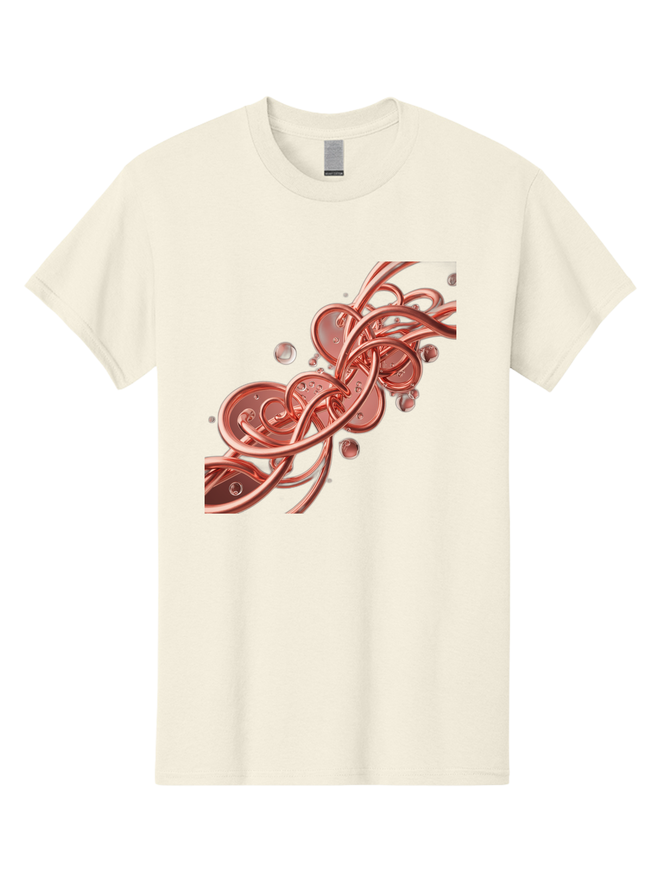 Rosegold-Abstract-Swirl Men'S Graphic Tee, 100% Cotton, Comfortable Casual Summer Wear, Machine Washable, Vintage Camera, Old Camera, Antique Camera, Black Camera, Classic Photography, Photography Equipment, Nostalgic Device, Film Camera, Bah046