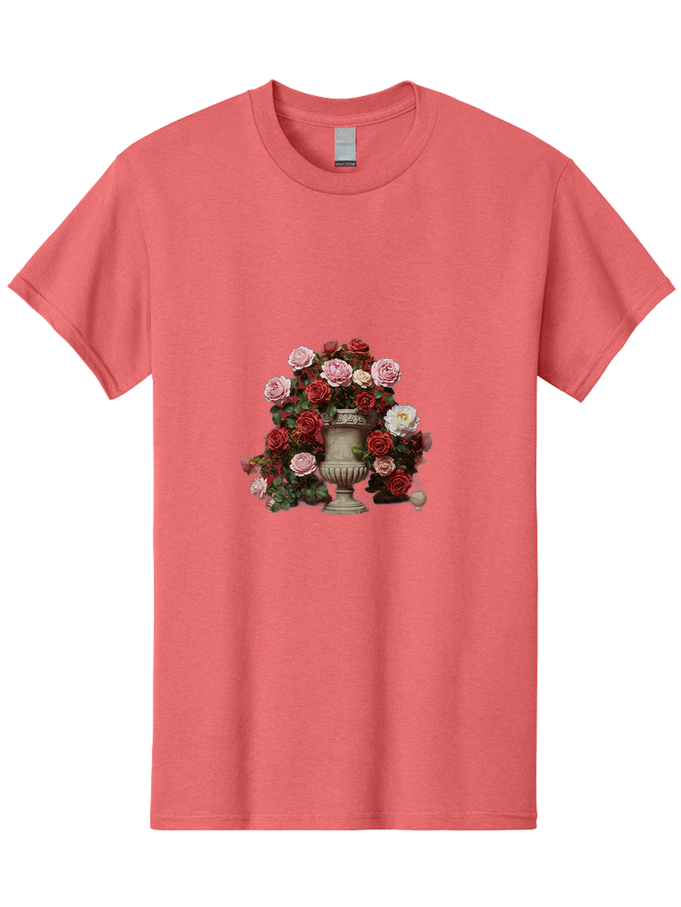 Roses-In-Vase Men'S Graphic Tee, 100% Cotton, Comfortable Casual Summer Wear, Machine Washable, Vintage Camera, Old Camera, Antique Camera, Black Camera, Classic Photography, Photography Equipment, Nostalgic Device, Film Camera, Camera Art Bah047