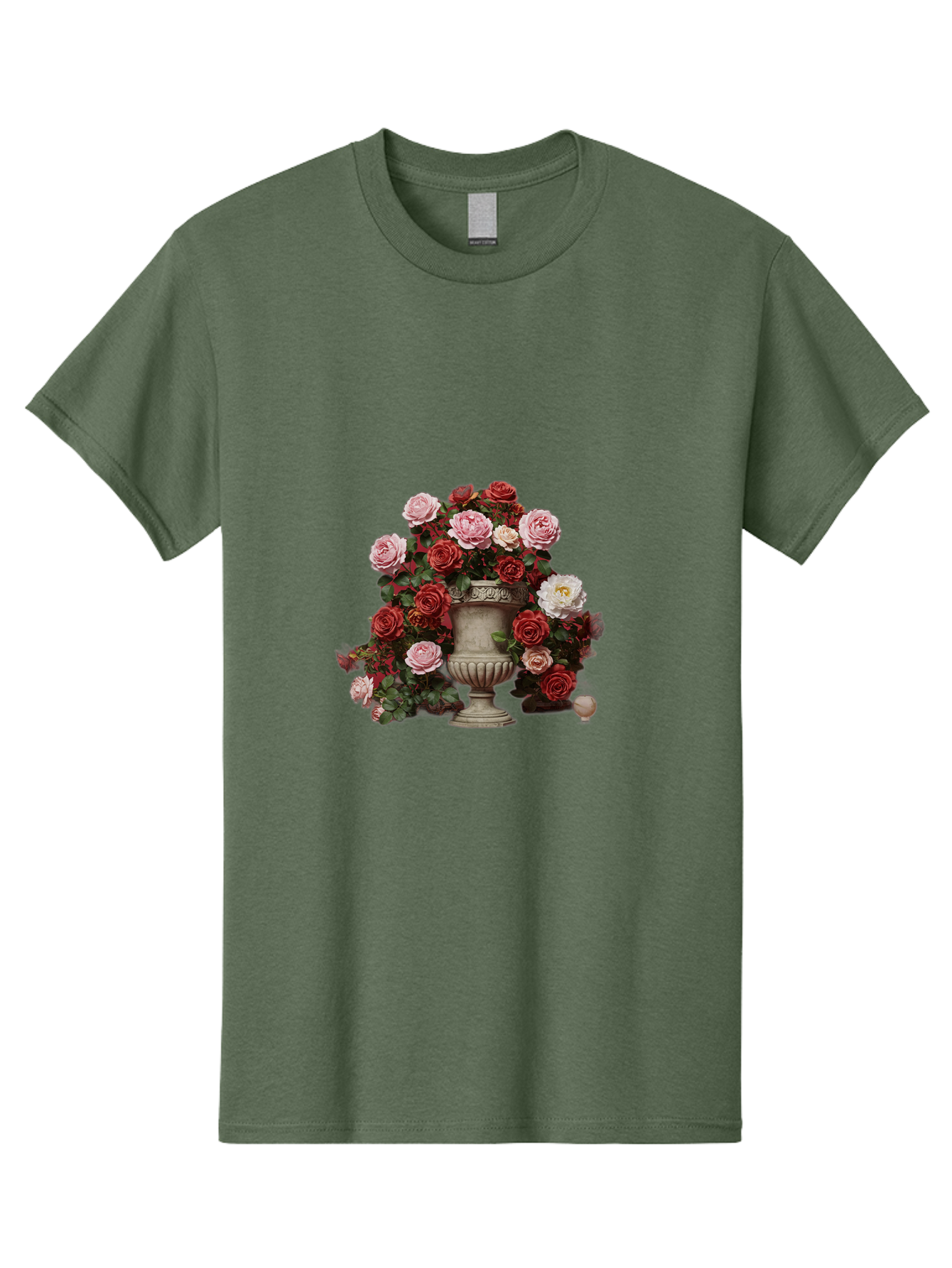 Roses-In-Vase Men'S Graphic Tee, 100% Cotton, Comfortable Casual Summer Wear, Machine Washable, Vintage Camera, Old Camera, Antique Camera, Black Camera, Classic Photography, Photography Equipment, Nostalgic Device, Film Camera, Camera Art Bah047