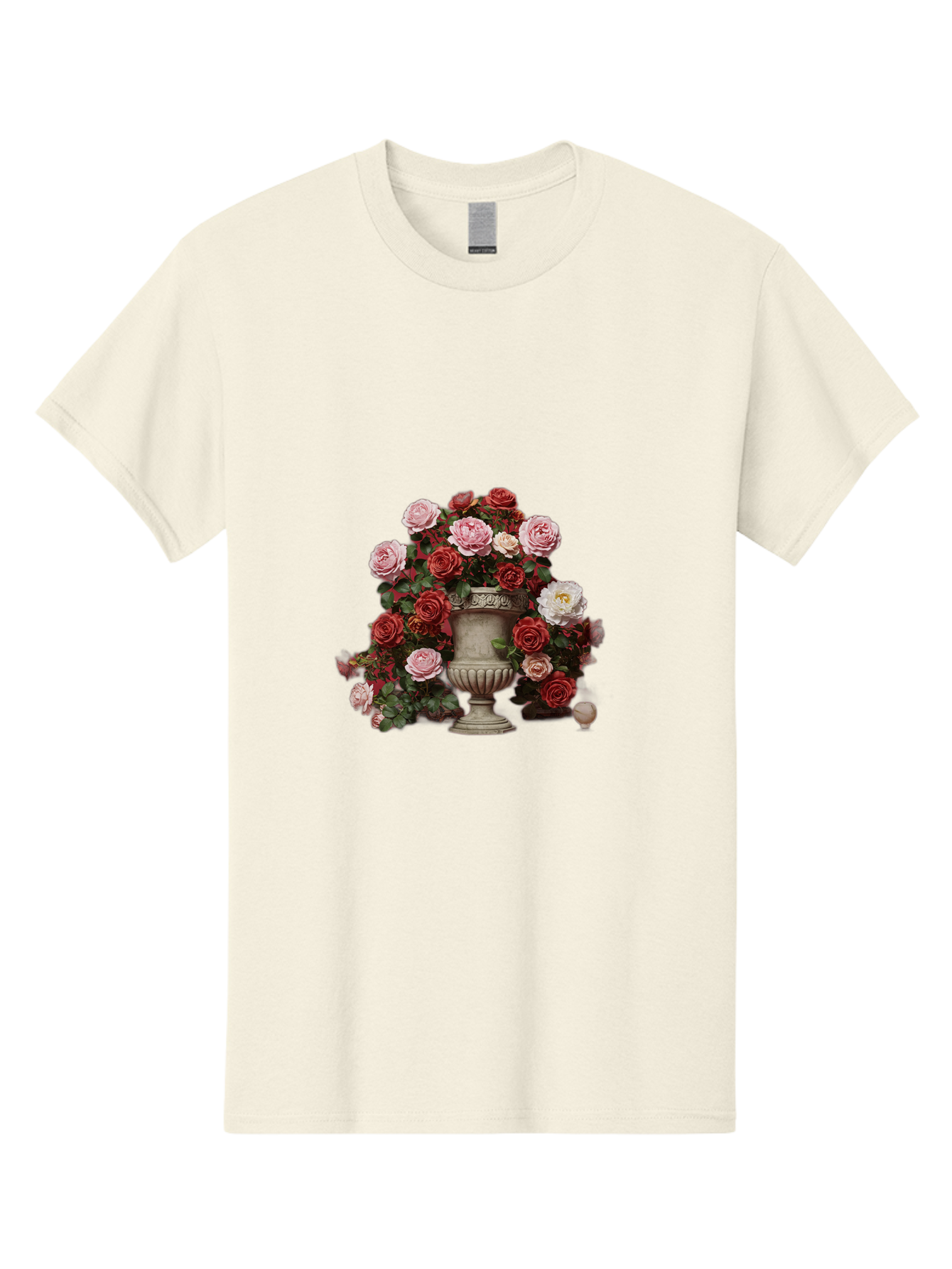 Roses-In-Vase Men'S Graphic Tee, 100% Cotton, Comfortable Casual Summer Wear, Machine Washable, Vintage Camera, Old Camera, Antique Camera, Black Camera, Classic Photography, Photography Equipment, Nostalgic Device, Film Camera, Camera Art Bah047