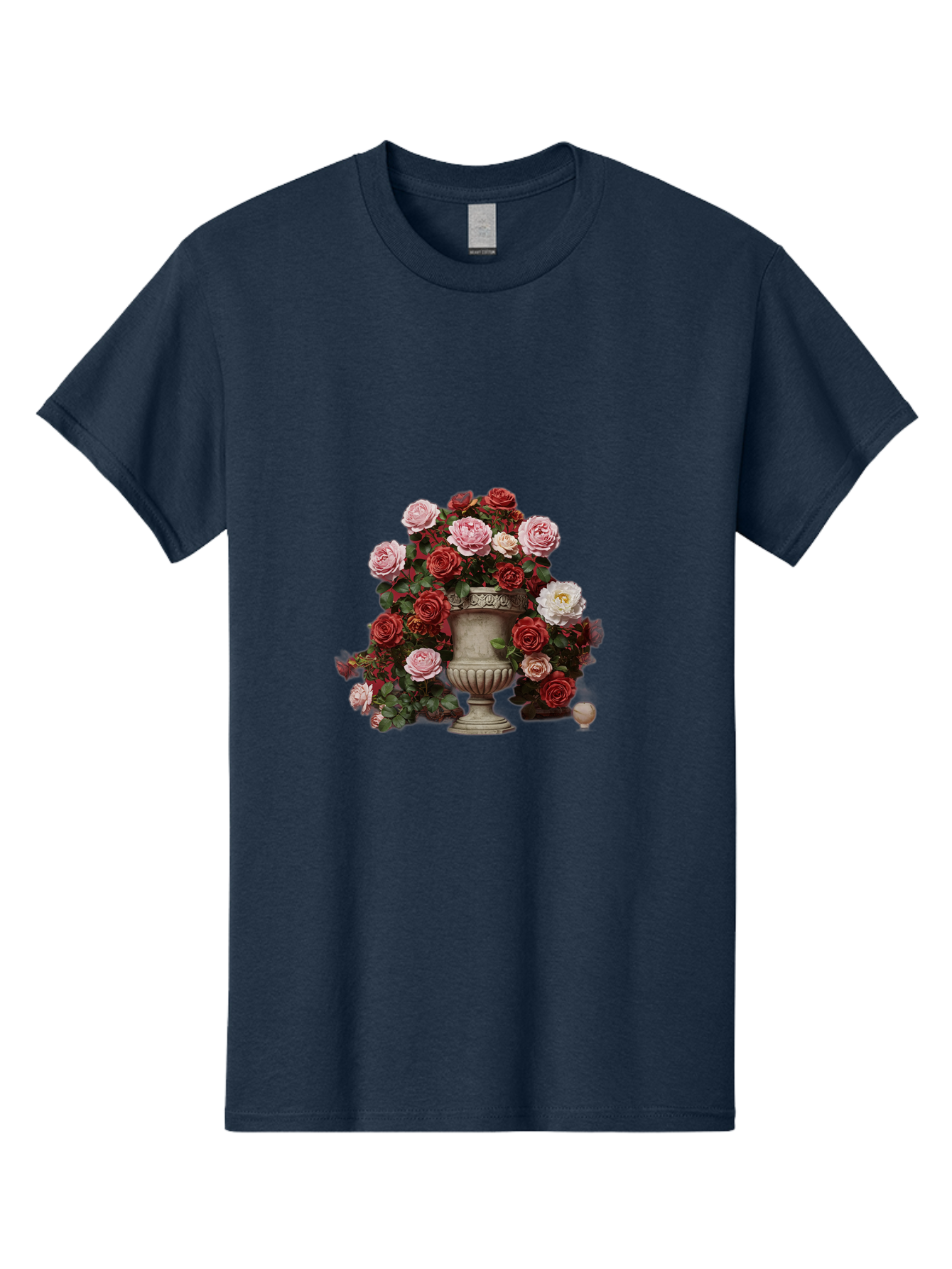 Roses-In-Vase Men'S Graphic Tee, 100% Cotton, Comfortable Casual Summer Wear, Machine Washable, Vintage Camera, Old Camera, Antique Camera, Black Camera, Classic Photography, Photography Equipment, Nostalgic Device, Film Camera, Camera Art Bah047