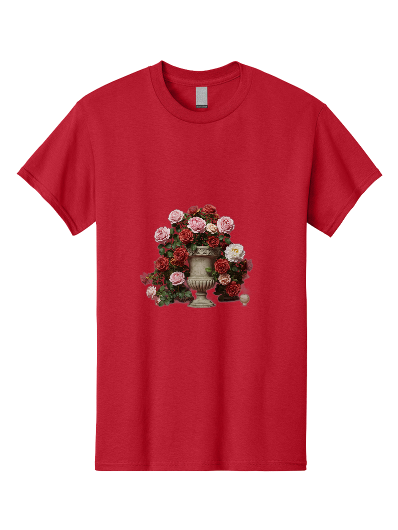 Roses-In-Vase Men'S Graphic Tee, 100% Cotton, Comfortable Casual Summer Wear, Machine Washable, Vintage Camera, Old Camera, Antique Camera, Black Camera, Classic Photography, Photography Equipment, Nostalgic Device, Film Camera, Camera Art Bah047