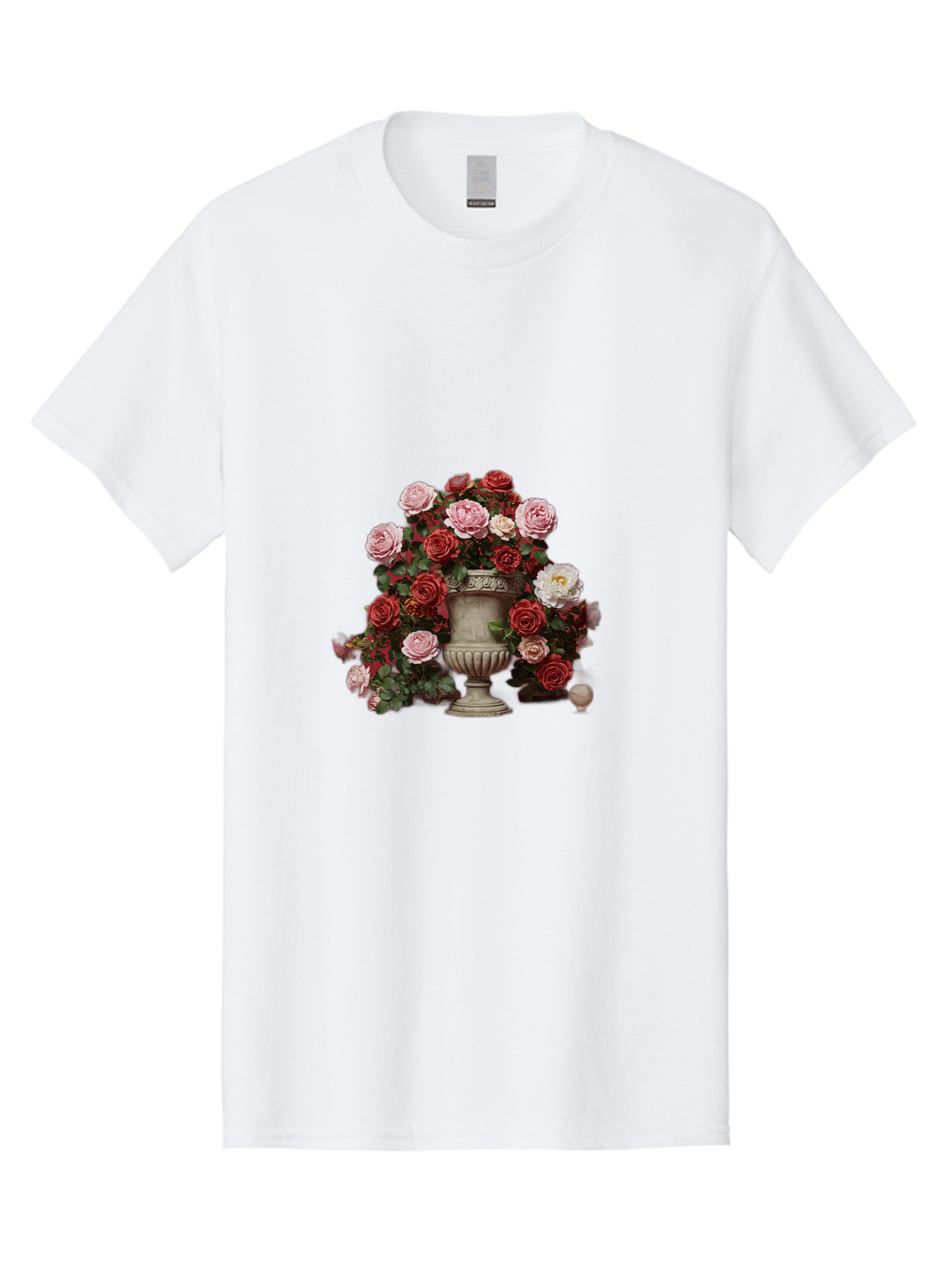 Roses-In-Vase Men'S Graphic Tee, 100% Cotton, Comfortable Casual Summer Wear, Machine Washable, Vintage Camera, Old Camera, Antique Camera, Black Camera, Classic Photography, Photography Equipment, Nostalgic Device, Film Camera, Camera Art Bah047