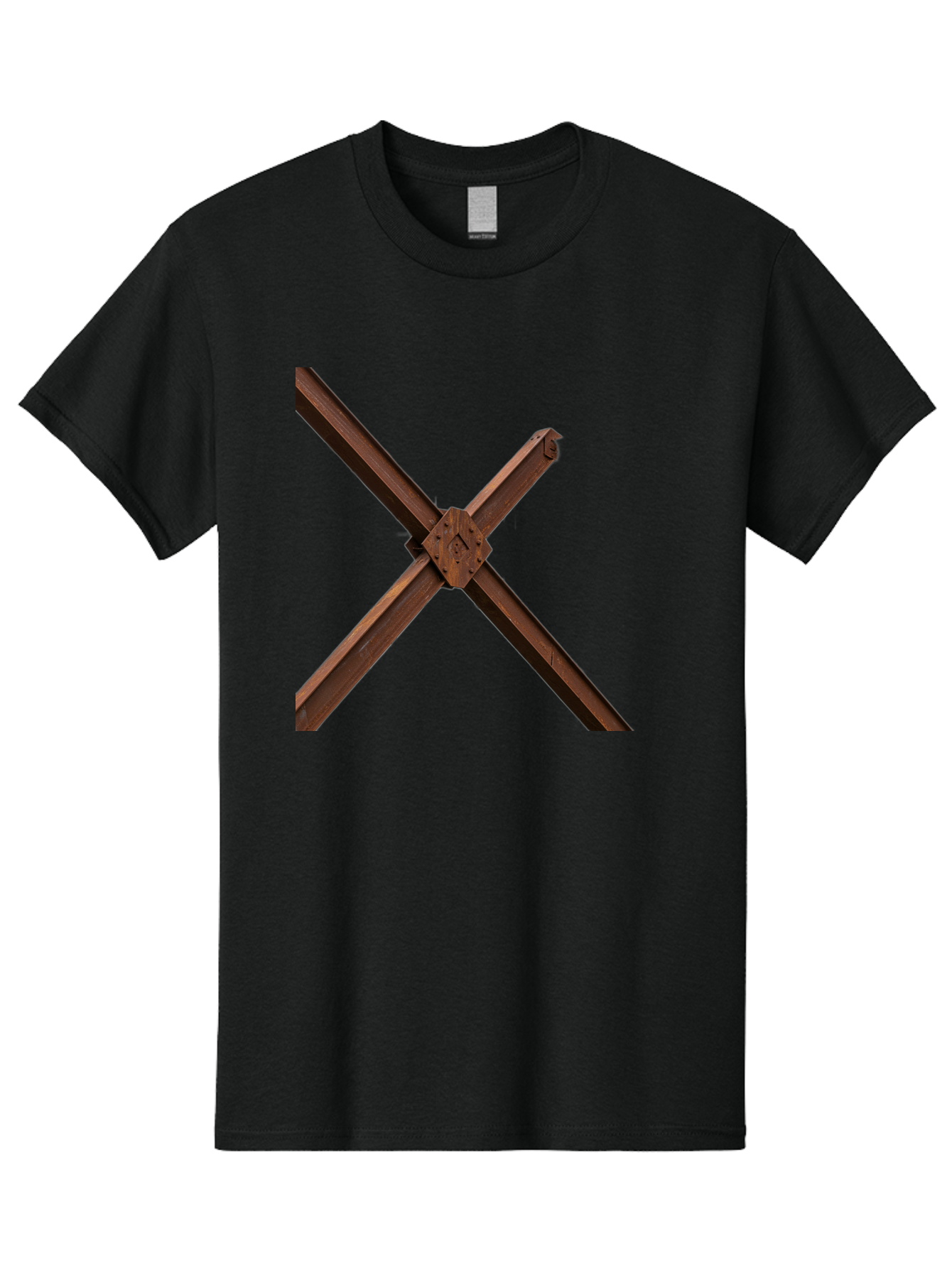Rustic-Metal-Beams Men'S Graphic Tee, 100% Cotton, Comfortable Casual Summer Wear, Machine Washable, Vintage Camera, Old Camera, Antique Camera, Black Camera, Classic Photography, Photography Equipment, Nostalgic Device, Film Camera, Bah050