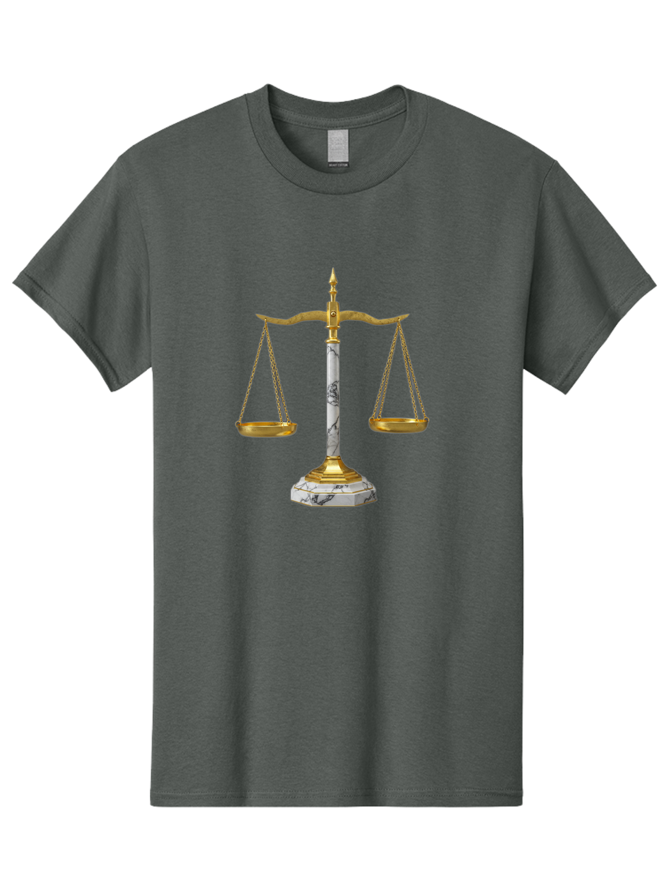 Scales-Of-Justice-1 Men'S Graphic Tee, 100% Cotton, Comfortable Casual Summer Wear, Machine Washable, Vintage Camera, Old Camera, Antique Camera, Black Camera, Classic Photography, Photography Equipment, Nostalgic Device, Film Camera, Bah070
