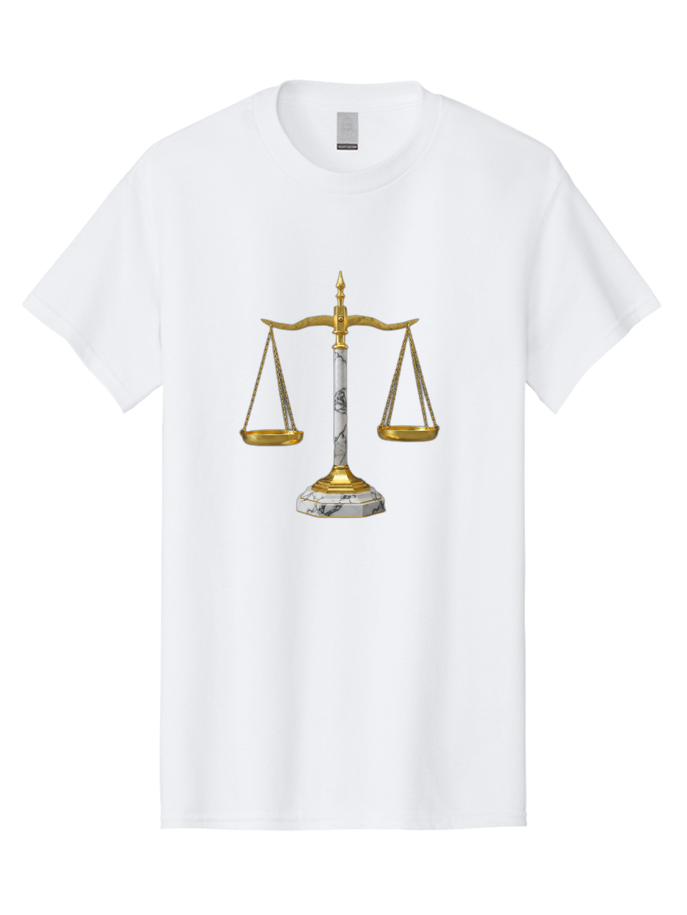 Scales-Of-Justice-1 Men'S Graphic Tee, 100% Cotton, Comfortable Casual Summer Wear, Machine Washable, Vintage Camera, Old Camera, Antique Camera, Black Camera, Classic Photography, Photography Equipment, Nostalgic Device, Film Camera, Bah070