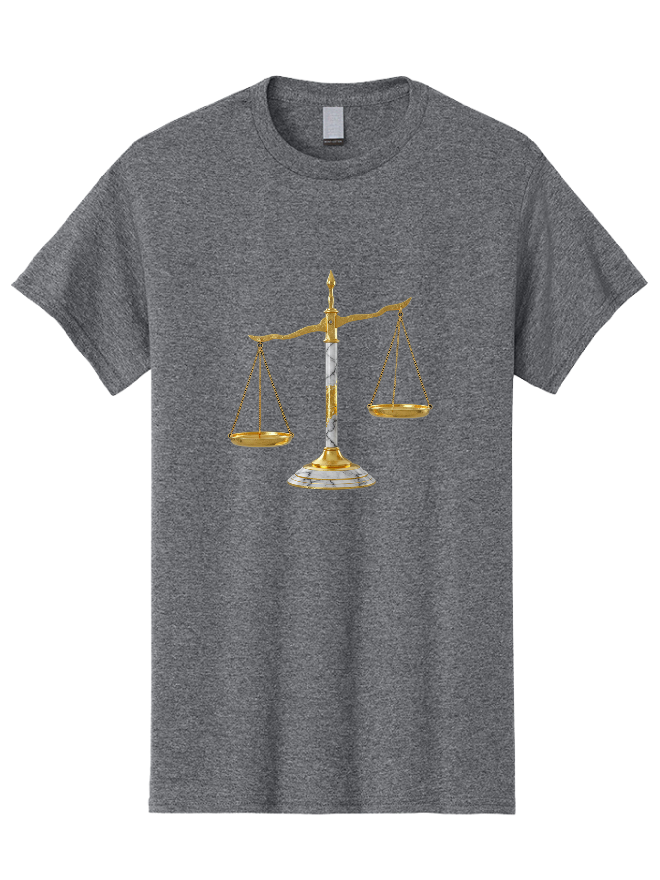 Scales-Of-Justice-2 Men'S Graphic Tee, 100% Cotton, Comfortable Casual Summer Wear, Machine Washable, Vintage Camera, Old Camera, Antique Camera, Black Camera, Classic Photography, Photography Equipment, Nostalgic Device, Film Camera, Bah071