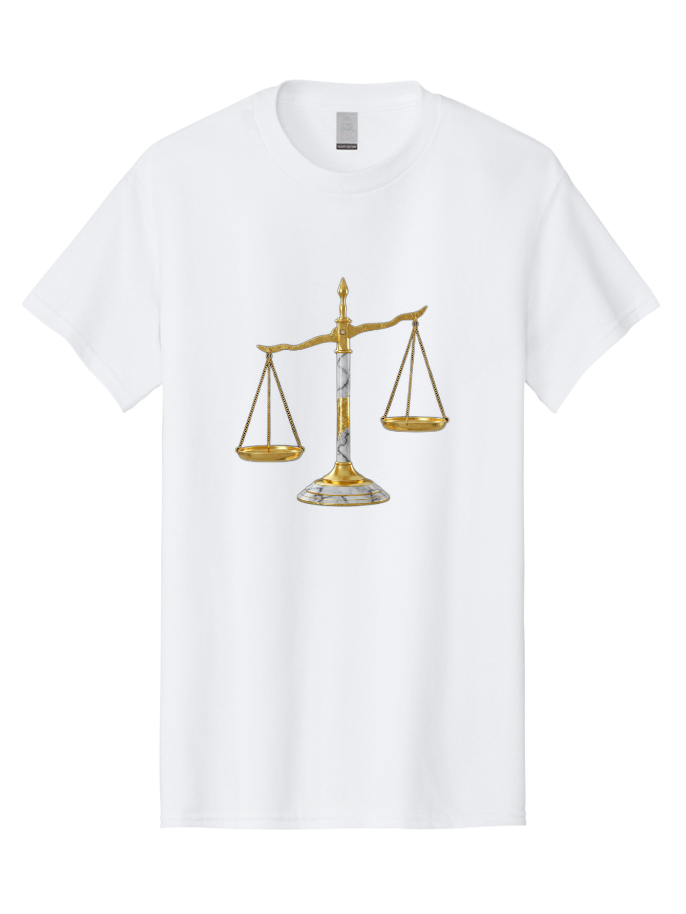 Scales-Of-Justice-2 Men'S Graphic Tee, 100% Cotton, Comfortable Casual Summer Wear, Machine Washable, Vintage Camera, Old Camera, Antique Camera, Black Camera, Classic Photography, Photography Equipment, Nostalgic Device, Film Camera, Bah071