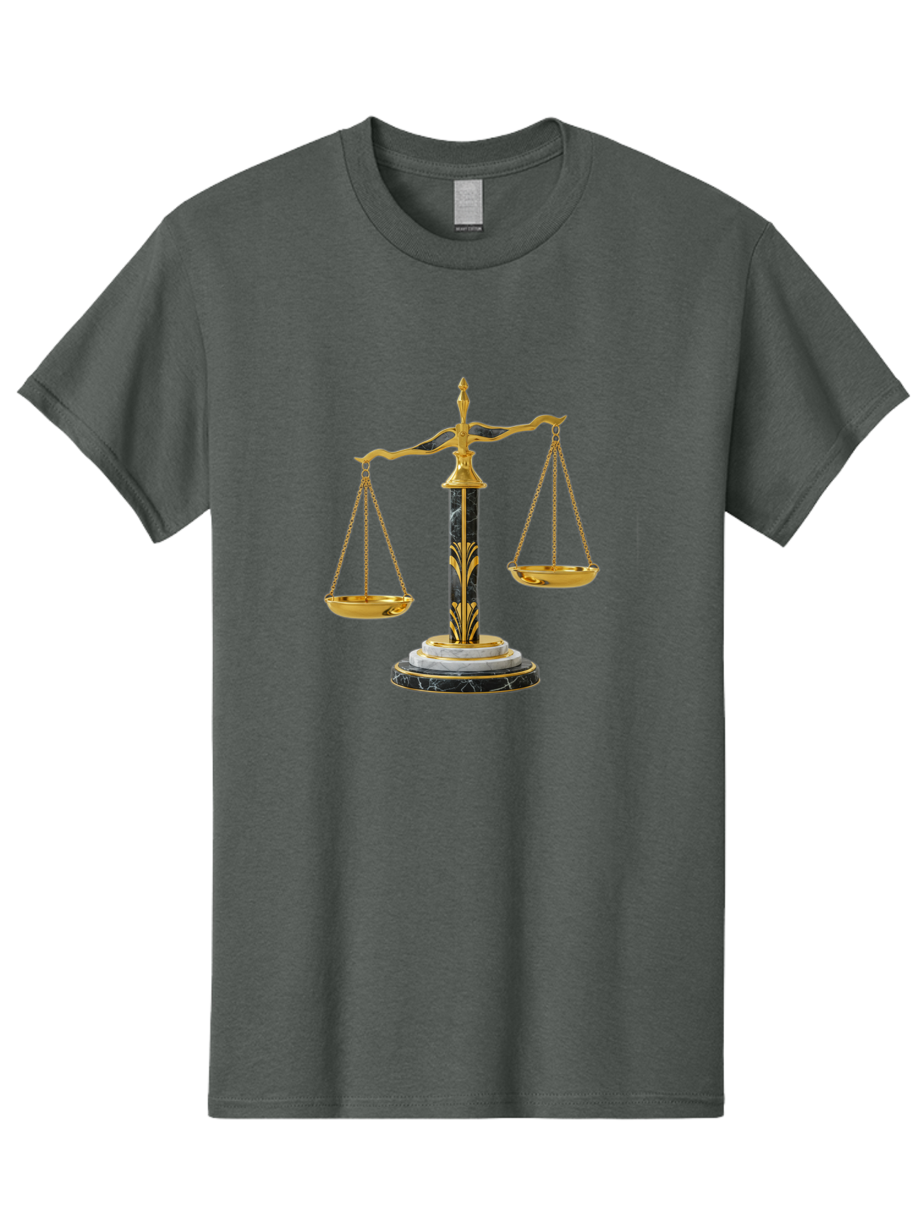 Scales-Of-Justice-3 Men'S Graphic Tee, 100% Cotton, Comfortable Casual Summer Wear, Machine Washable, Vintage Camera, Old Camera, Antique Camera, Black Camera, Classic Photography, Photography Equipment, Nostalgic Device, Film Camera, Bah072