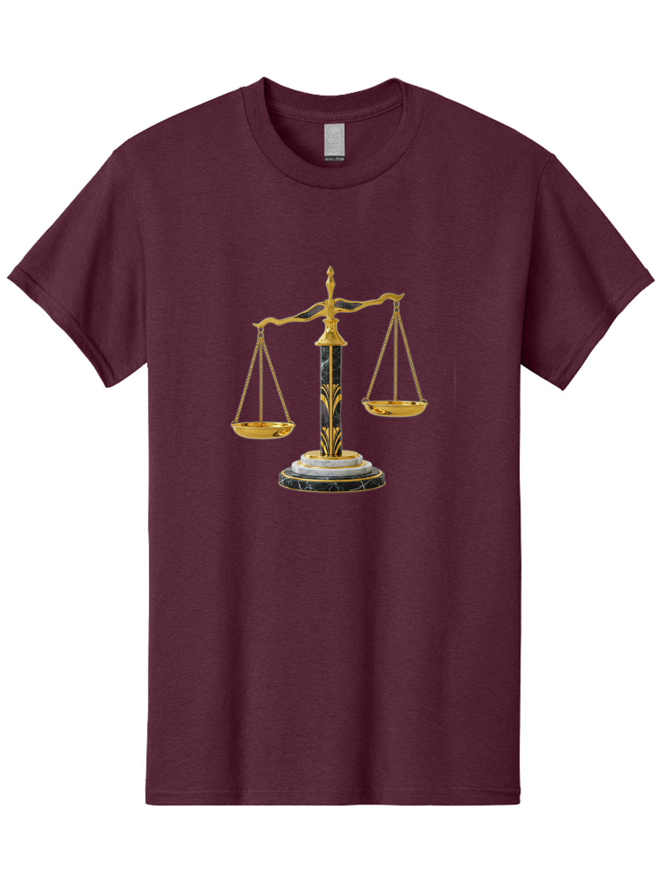 Scales-Of-Justice-3 Men'S Graphic Tee, 100% Cotton, Comfortable Casual Summer Wear, Machine Washable, Vintage Camera, Old Camera, Antique Camera, Black Camera, Classic Photography, Photography Equipment, Nostalgic Device, Film Camera, Bah072