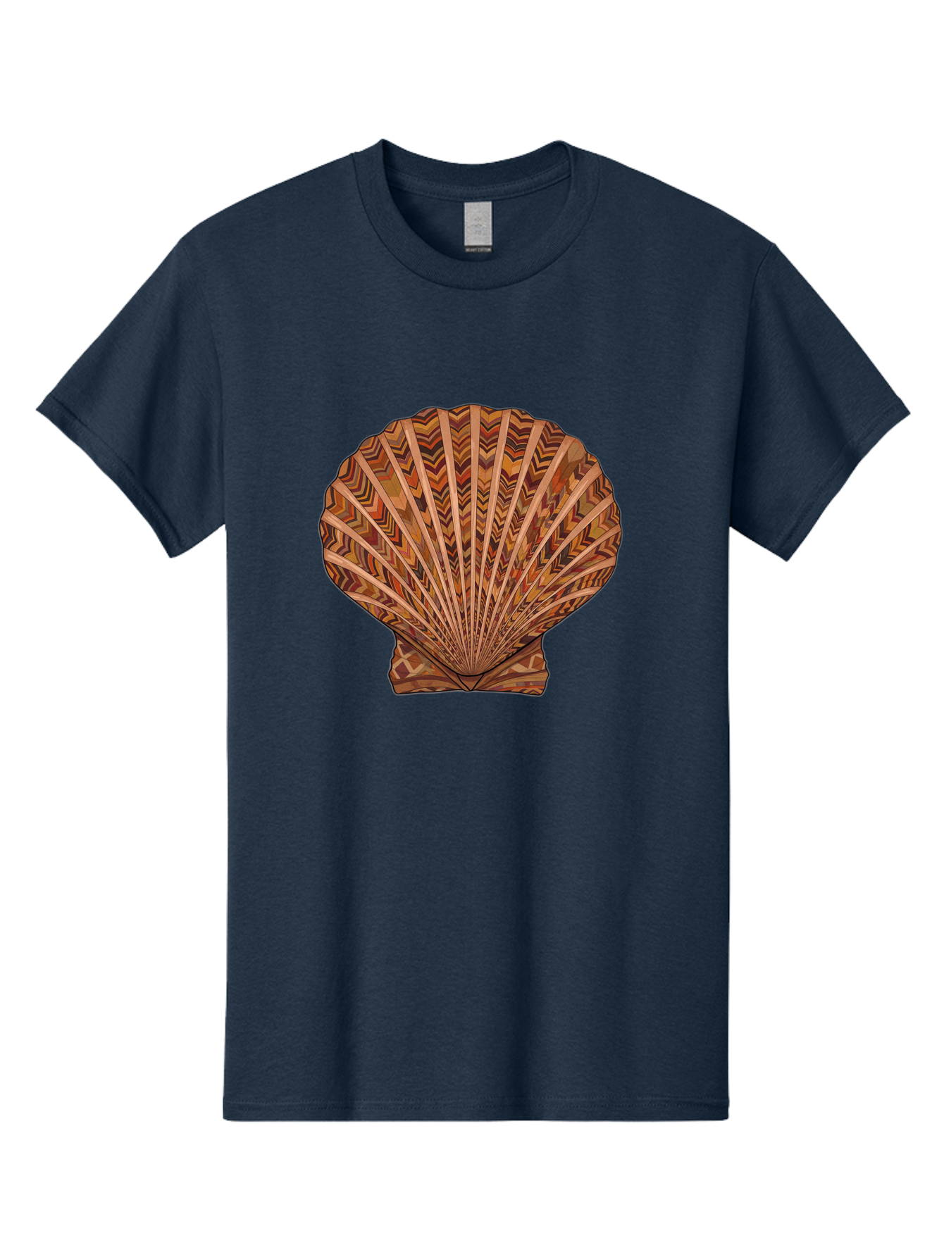 Scallop-Shell Men'S Graphic Tee, 100% Cotton, Comfortable Casual Summer Wear, Machine Washable, Vintage Camera, Old Camera, Antique Camera, Black Camera, Classic Photography, Photography Equipment, Nostalgic Device, Film Camera, Camera Art Bah074
