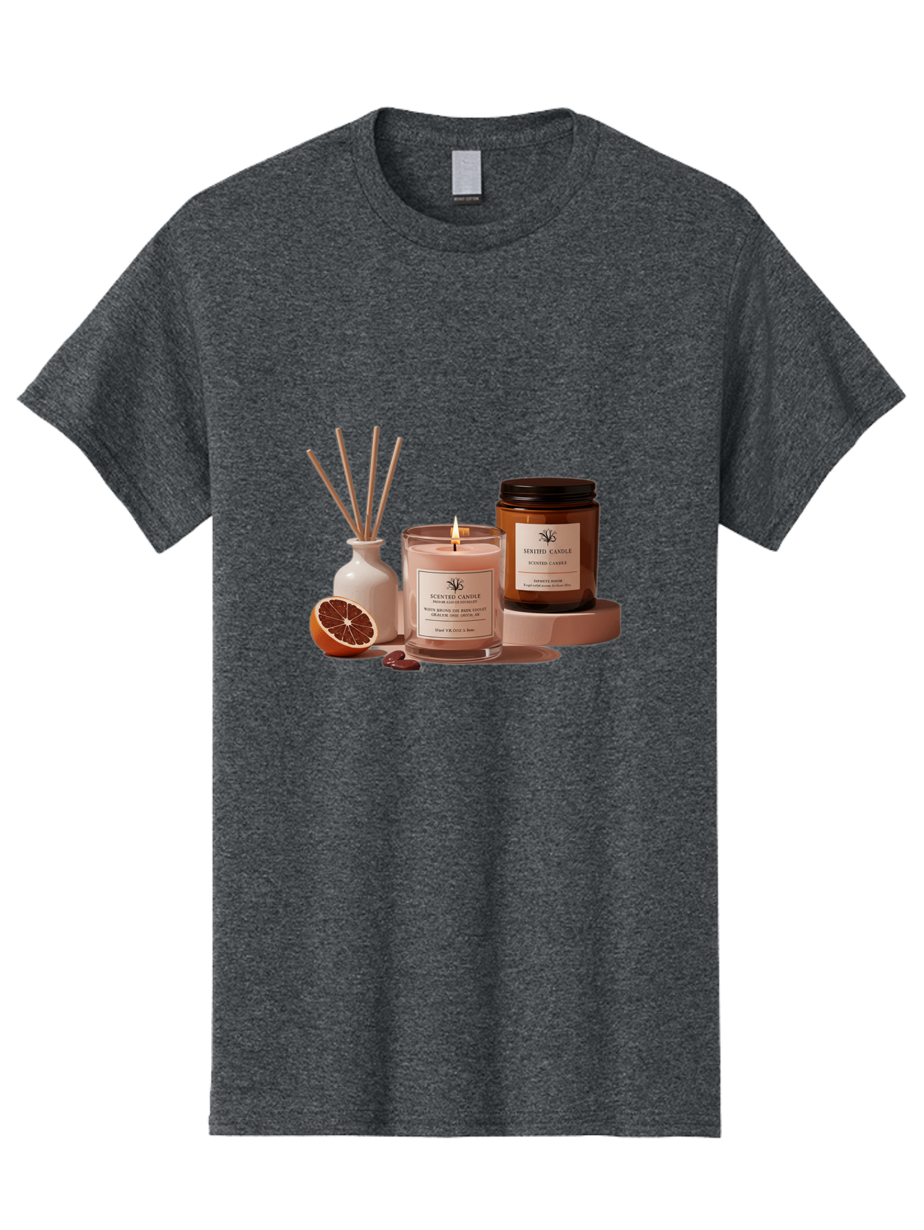 Scented-Candle-1 Men'S Graphic Tee, 100% Cotton, Comfortable Casual Summer Wear, Machine Washable, Vintage Camera, Old Camera, Antique Camera, Black Camera, Classic Photography, Photography Equipment, Nostalgic Device, Film Camera, Camera Art Bah076