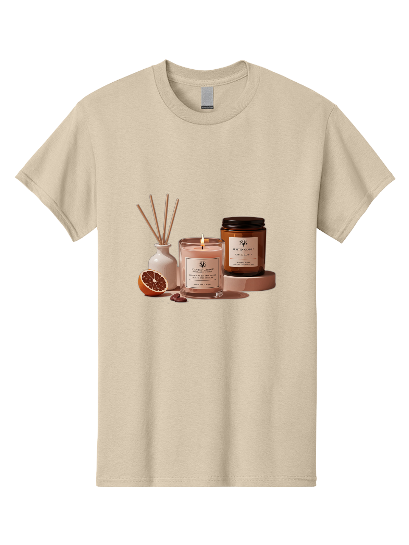 Scented-Candle-1 Men'S Graphic Tee, 100% Cotton, Comfortable Casual Summer Wear, Machine Washable, Vintage Camera, Old Camera, Antique Camera, Black Camera, Classic Photography, Photography Equipment, Nostalgic Device, Film Camera, Camera Art Bah076