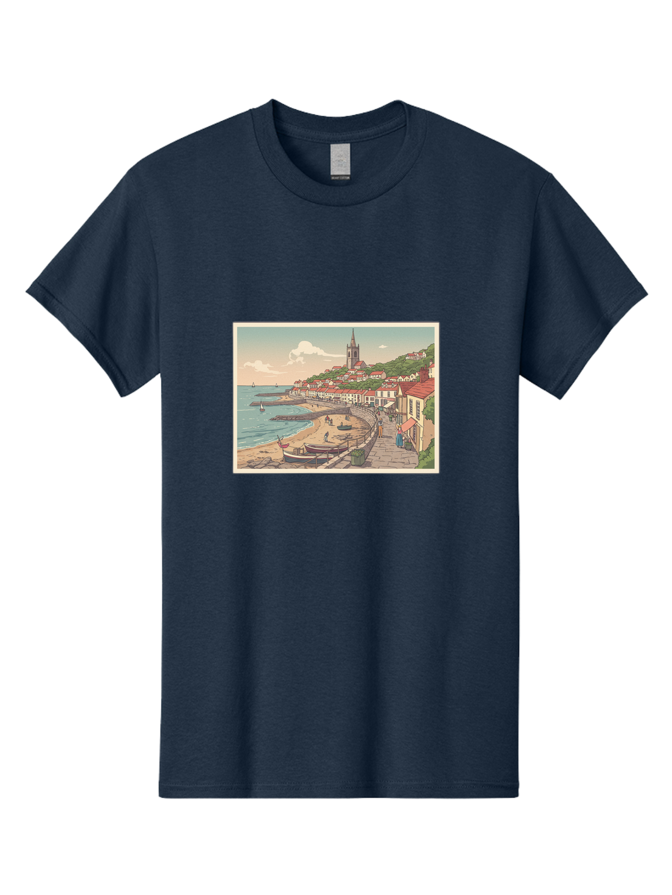 Seaside-Village Men'S Graphic Tee, 100% Cotton, Comfortable Casual Summer Wear, Machine Washable, Vintage Camera, Old Camera, Antique Camera, Black Camera, Classic Photography, Photography Equipment, Nostalgic Device, Film Camera, Camera Art Bah083