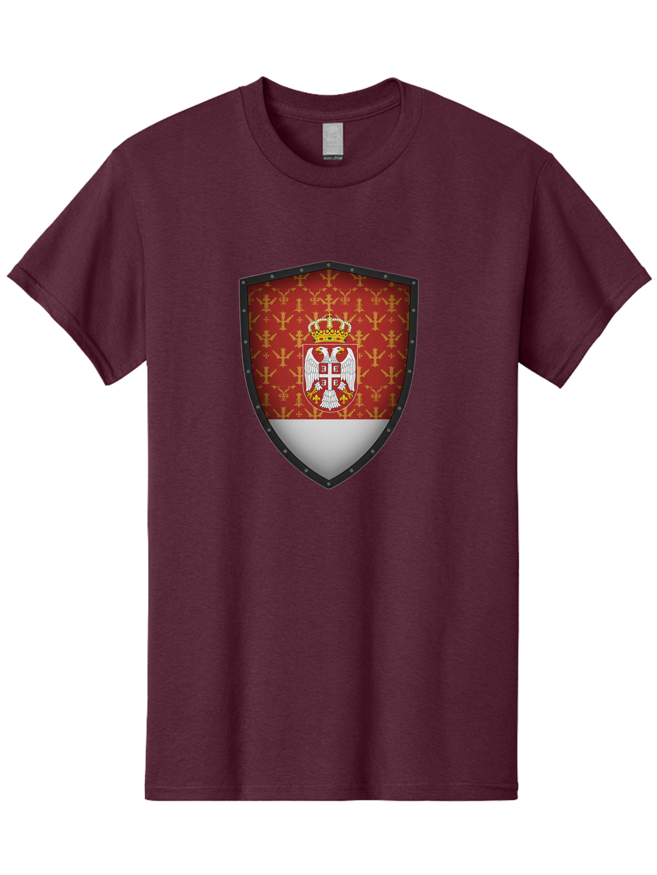 Serbian-Coat-Of-Arms-Shield Men'S Graphic Tee, 100% Cotton, Comfortable Casual Summer Wear, Machine Washable, Vintage Camera, Old Camera, Antique Camera, Black Camera, Classic Photography, Photography Equipment, Nostalgic Device, Film Camera, Bah086