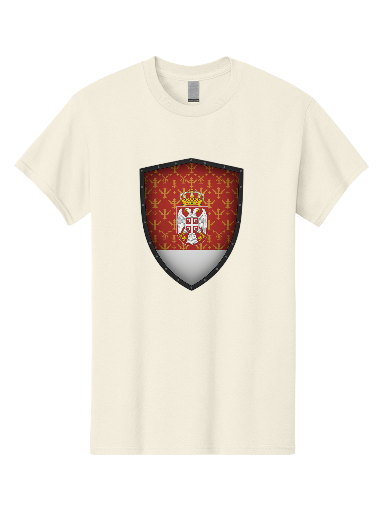 Serbian-Coat-Of-Arms-Shield Men'S Graphic Tee, 100% Cotton, Comfortable Casual Summer Wear, Machine Washable, Vintage Camera, Old Camera, Antique Camera, Black Camera, Classic Photography, Photography Equipment, Nostalgic Device, Film Camera, Bah086