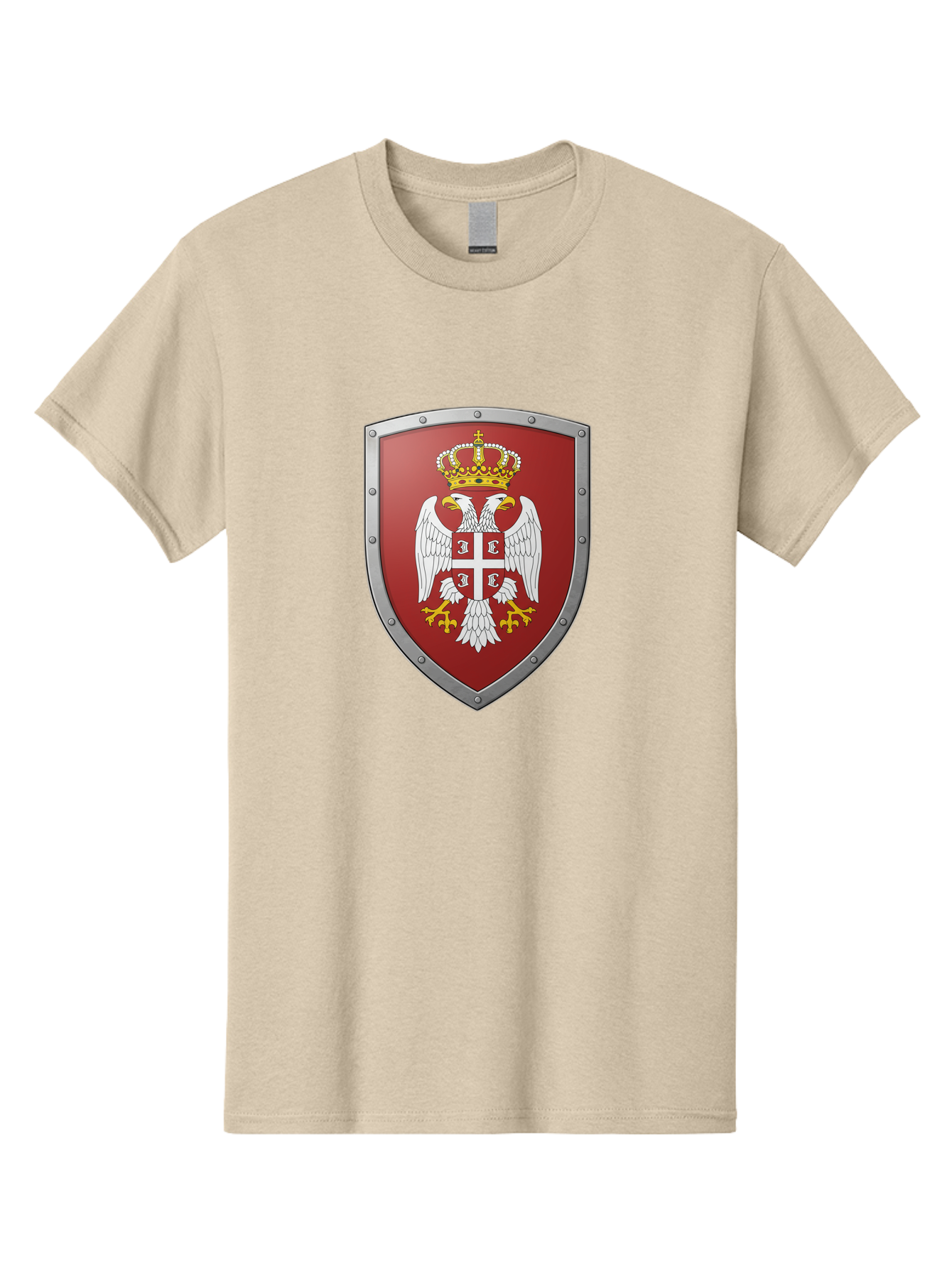 Serbian-Coat-Of-Arms Men'S Graphic Tee, 100% Cotton, Comfortable Casual Summer Wear, Machine Washable, Vintage Camera, Old Camera, Antique Camera, Black Camera, Classic Photography, Photography Equipment, Nostalgic Device, Film Camera, Bah087