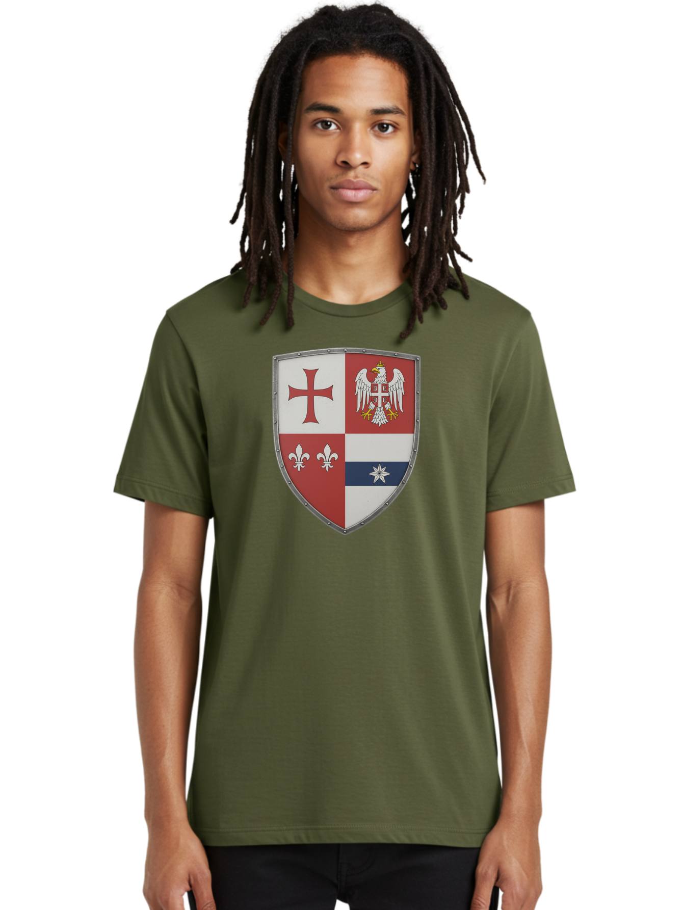 Shield-Coat-Of-Arms Men'S Graphic Tee, 100% Cotton, Comfortable Casual Summer Wear, Machine Washable, Vintage Camera, Old Camera, Antique Camera, Black Camera, Classic Photography, Photography Equipment, Nostalgic Device, Film Camera, Bah095