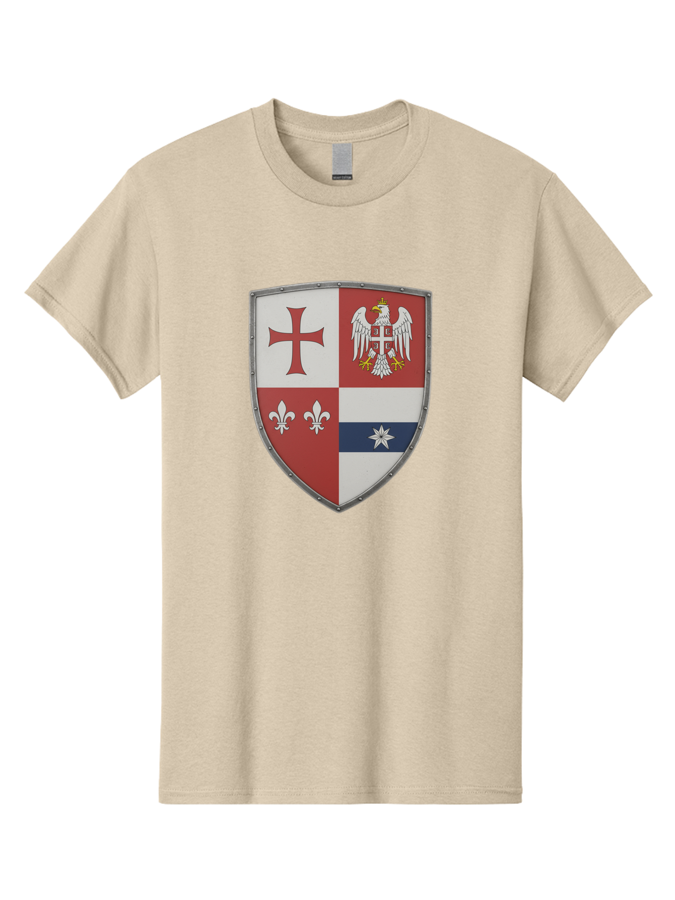 Shield-Coat-Of-Arms Men'S Graphic Tee, 100% Cotton, Comfortable Casual Summer Wear, Machine Washable, Vintage Camera, Old Camera, Antique Camera, Black Camera, Classic Photography, Photography Equipment, Nostalgic Device, Film Camera, Bah095