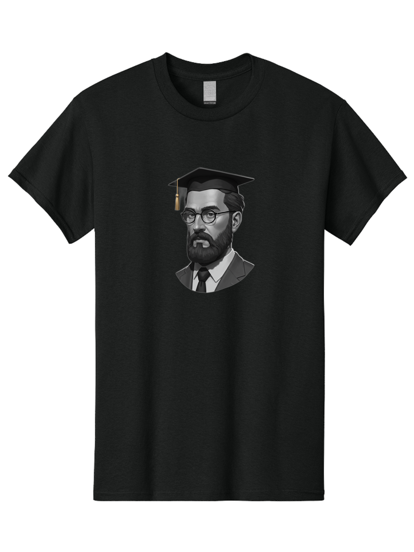 Sigmund-Freud-Graduate Men'S Graphic Tee, 100% Cotton, Comfortable Casual Summer Wear, Machine Washable, Vintage Camera, Old Camera, Antique Camera, Black Camera, Classic Photography, Photography Equipment, Nostalgic Device, Film Camera, Bah105