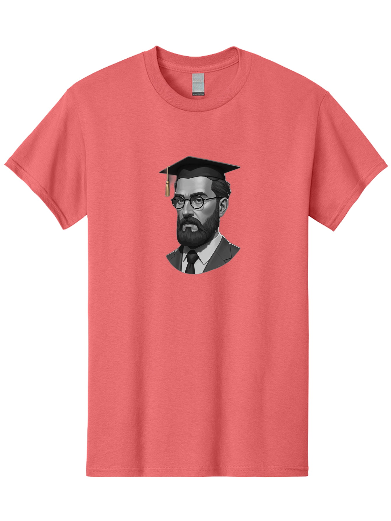 Sigmund-Freud-Graduate Men'S Graphic Tee, 100% Cotton, Comfortable Casual Summer Wear, Machine Washable, Vintage Camera, Old Camera, Antique Camera, Black Camera, Classic Photography, Photography Equipment, Nostalgic Device, Film Camera, Bah105